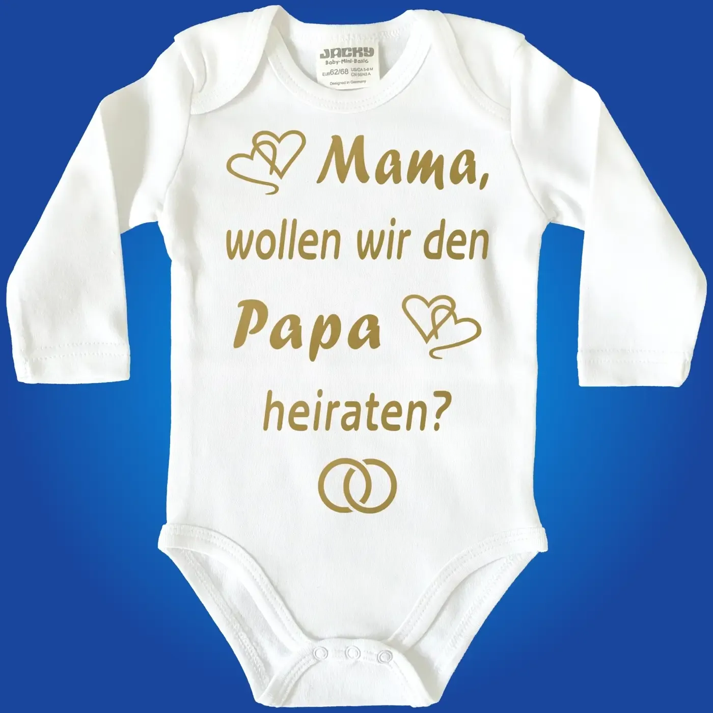 Babybody Papa heiraten