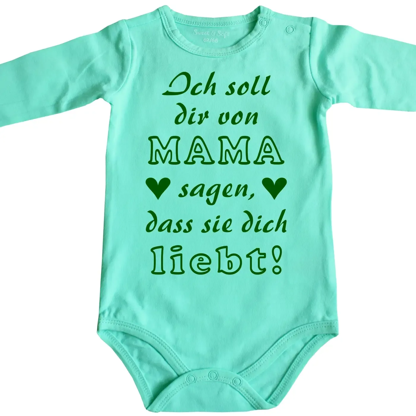 Baby-Body mit Aufdruck Mama liebt dich