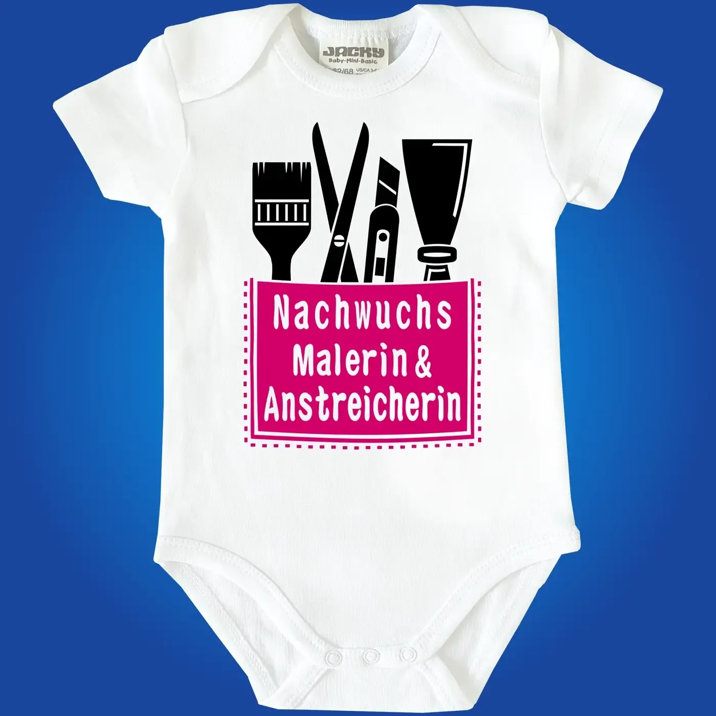 Baby-Body mit Aufdruck Installateur