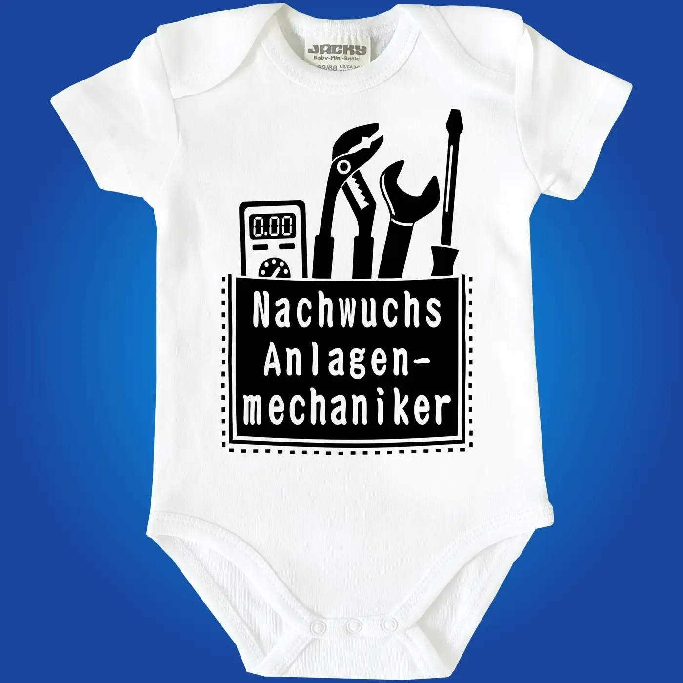 Baby-Body mit Aufdruck Anlagenmechaniker