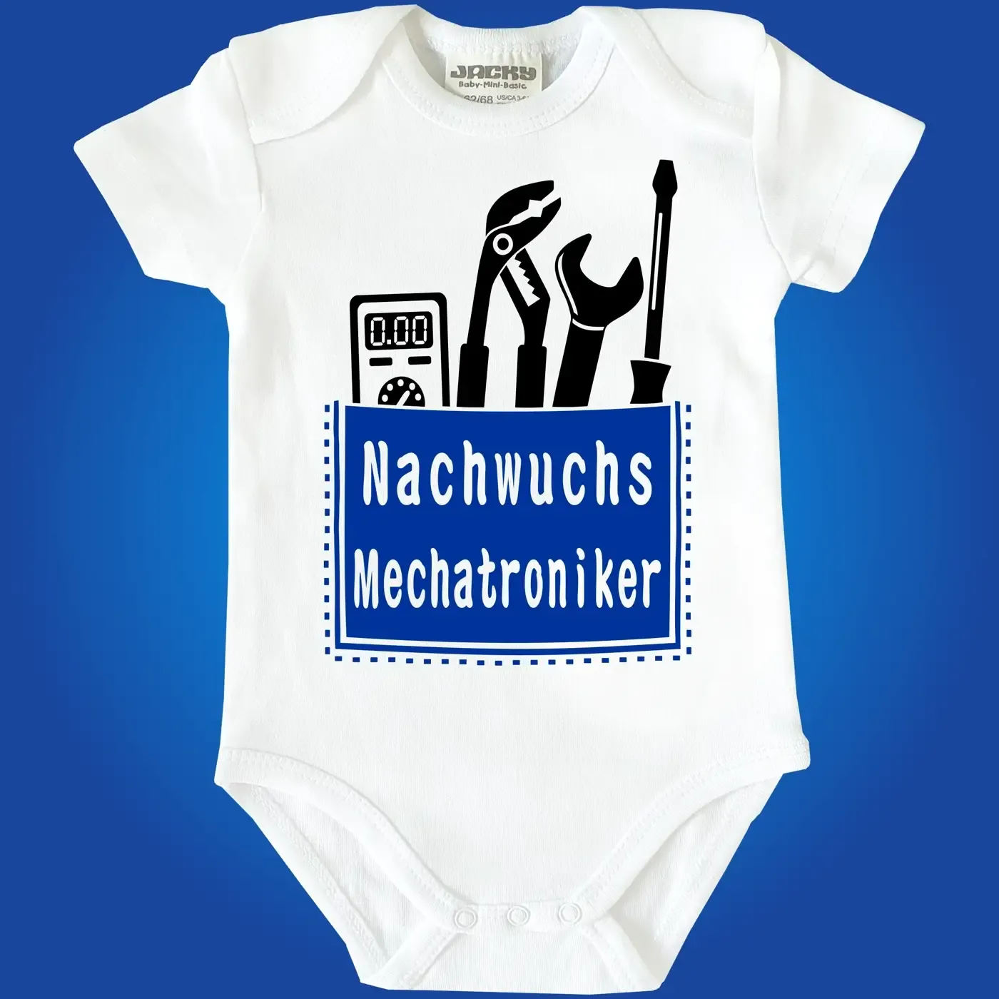 Baby-Body mit Aufdruck Mechatroniker