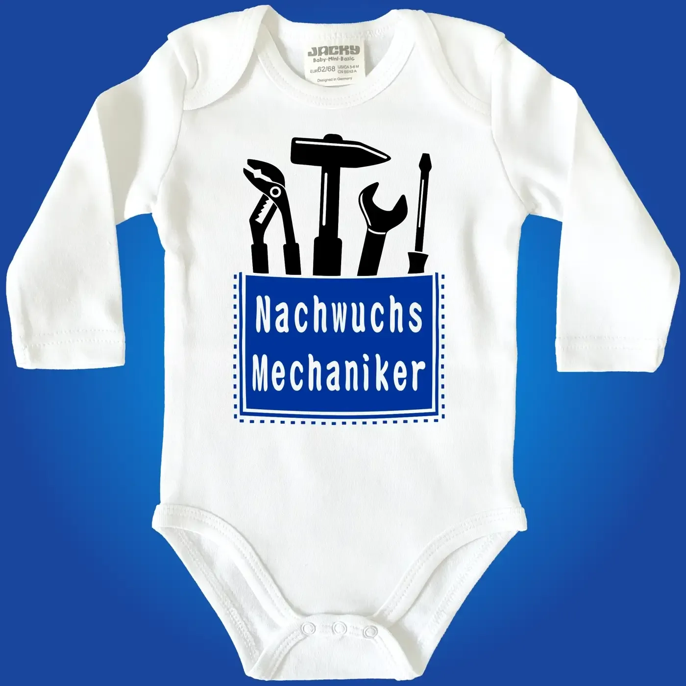 Baby-Body mit Aufdruck Nachwuchs Metallbauer