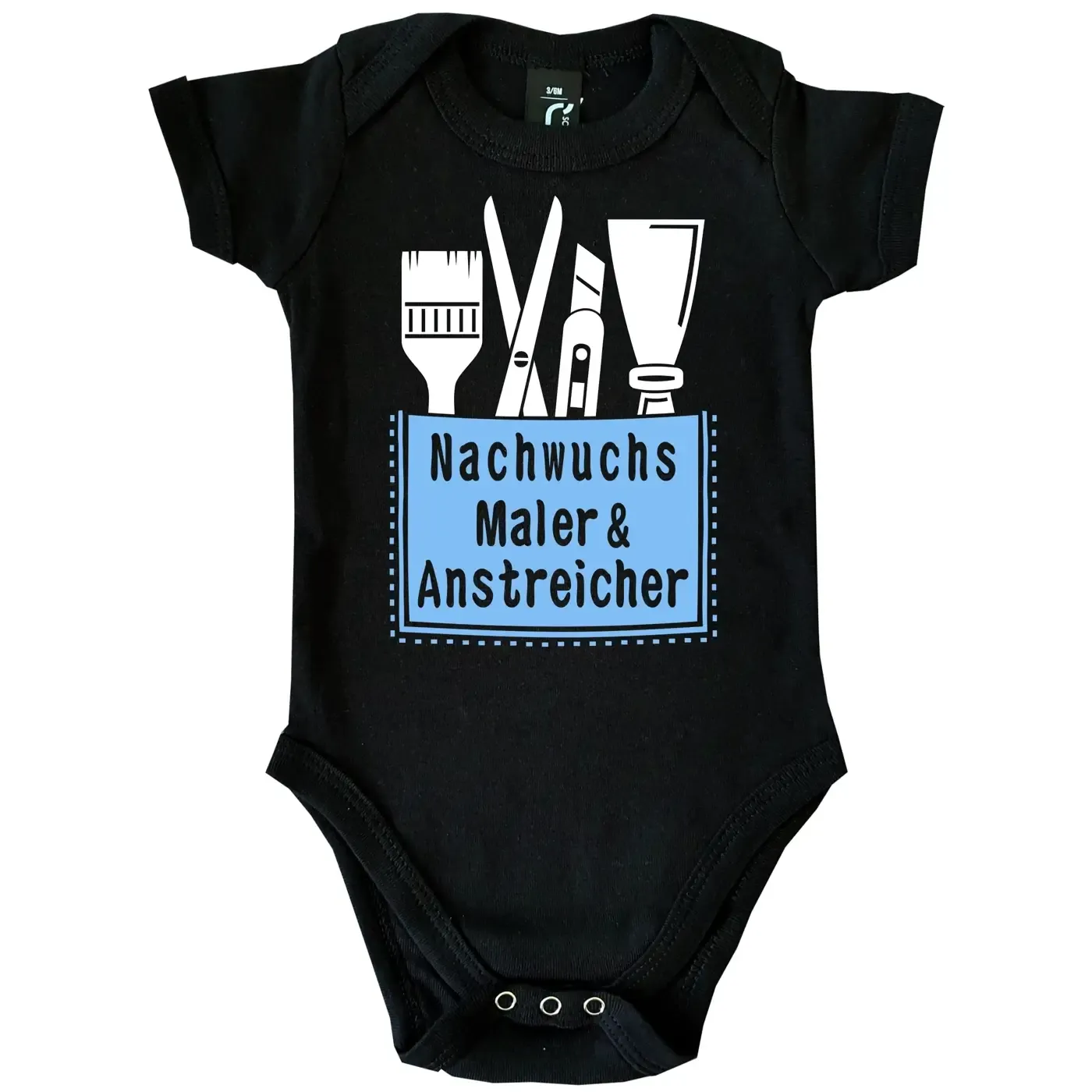 Babybody mit Aufdruck Maler & Anstreicher