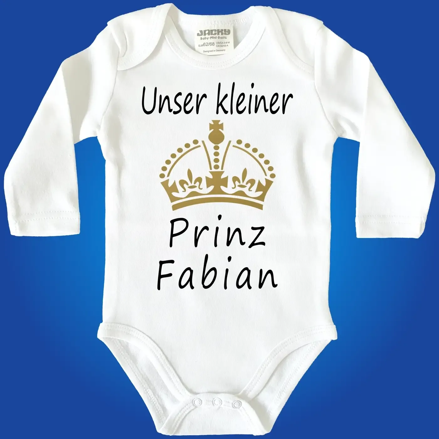 Baby-Body mit Druck Prinz