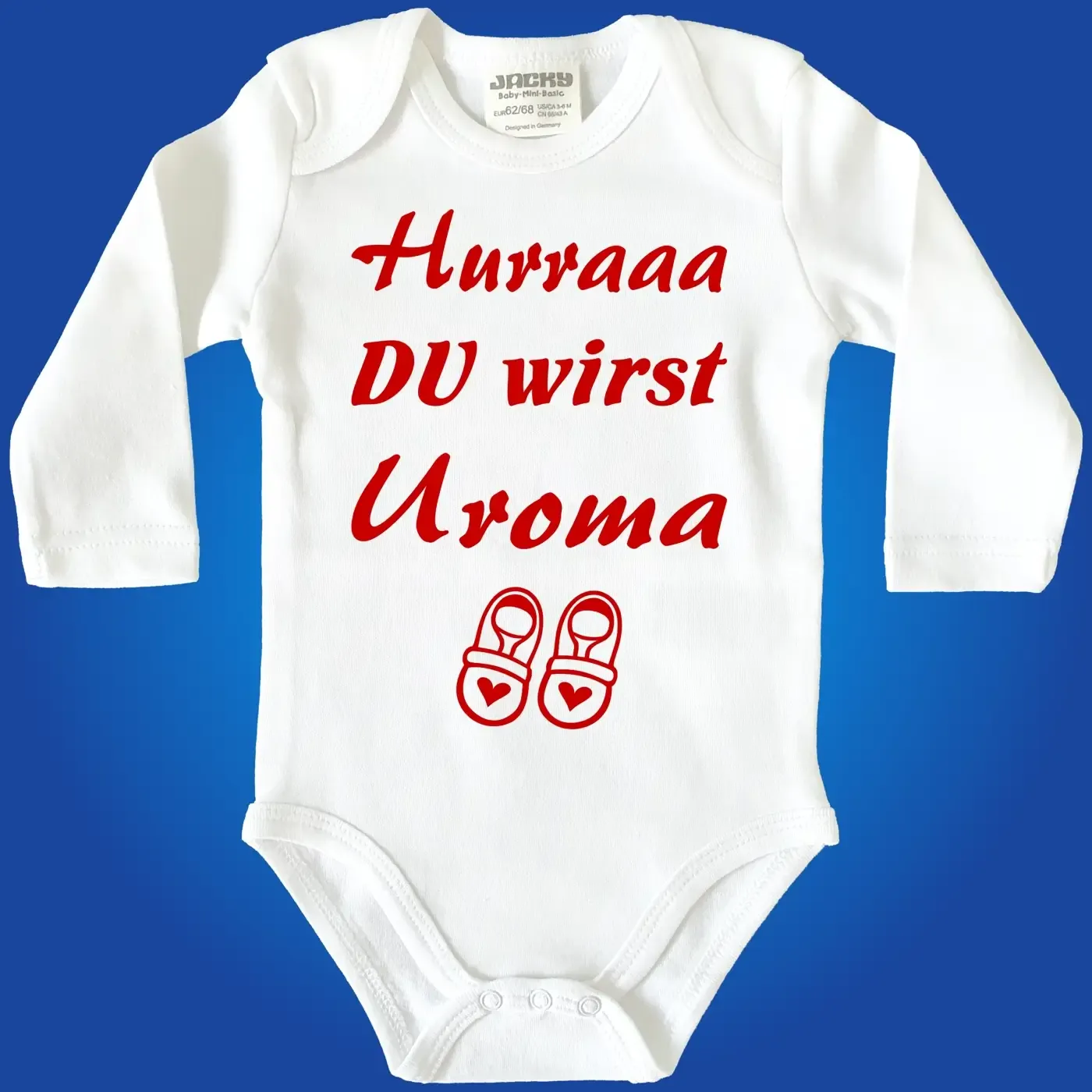 Baby-Body mit Druck - Du wirst Uroma