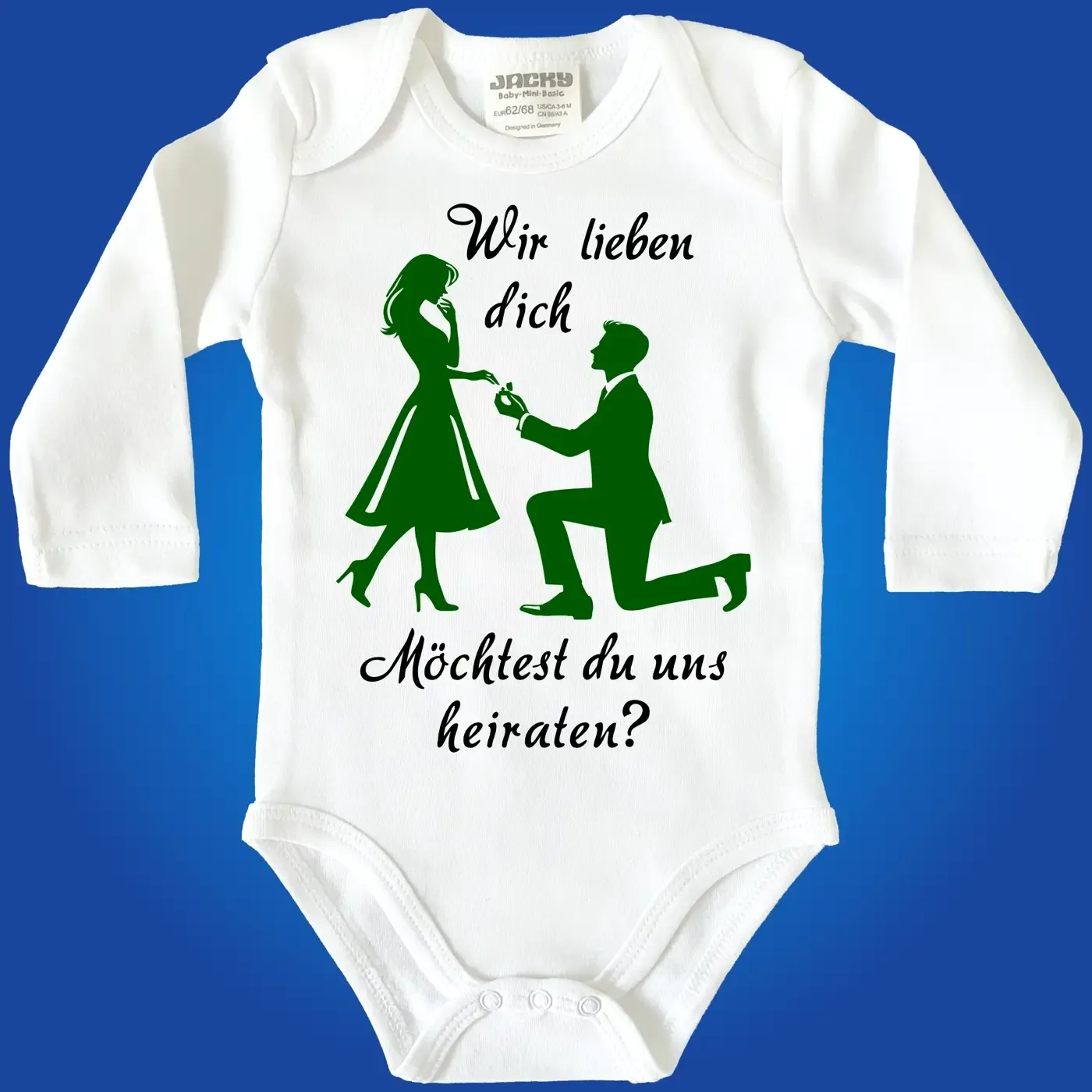 Baby-Body mit Druck Heiraten