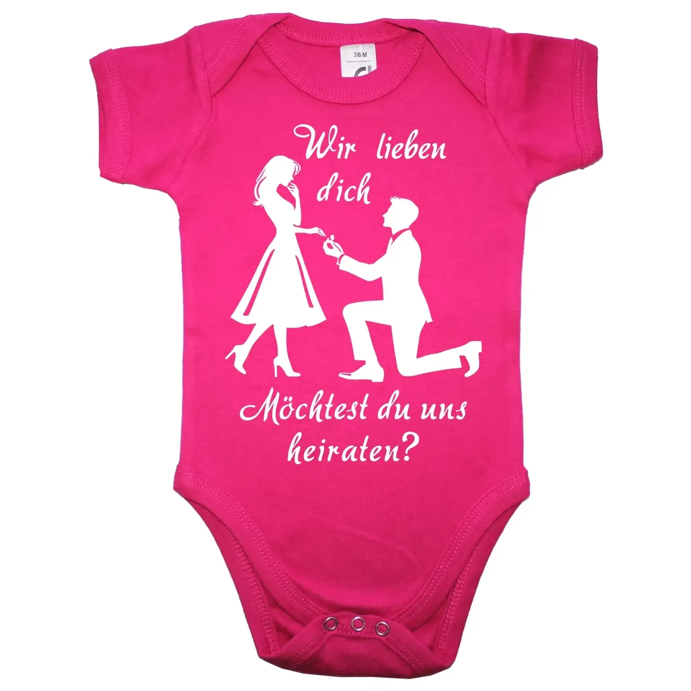 Baby-Body mit Druck Antrag