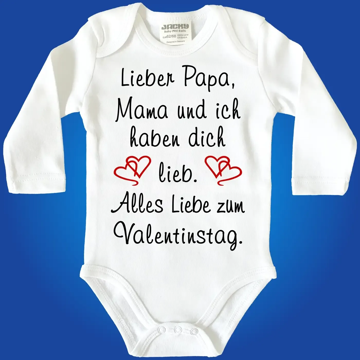 Babybody zum Valentinstag