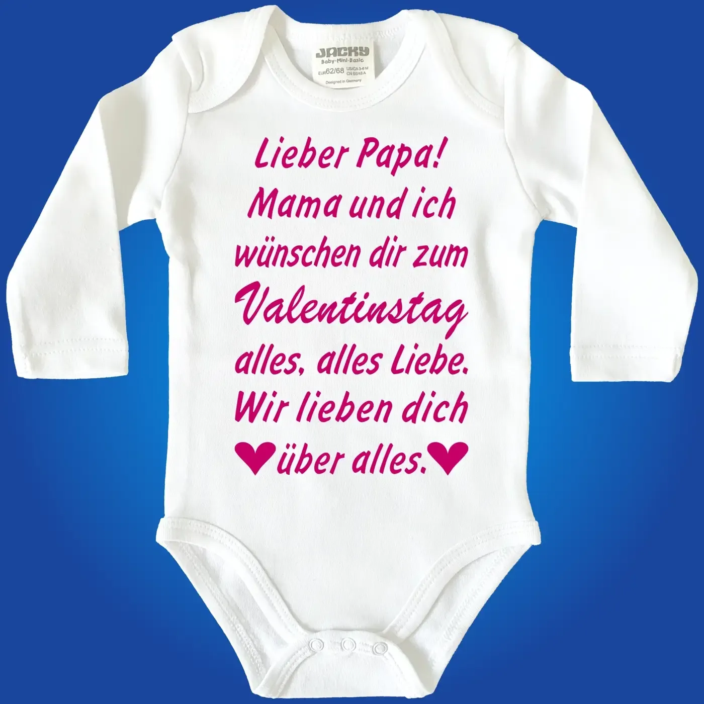 Baby-Body zum Valentinstag