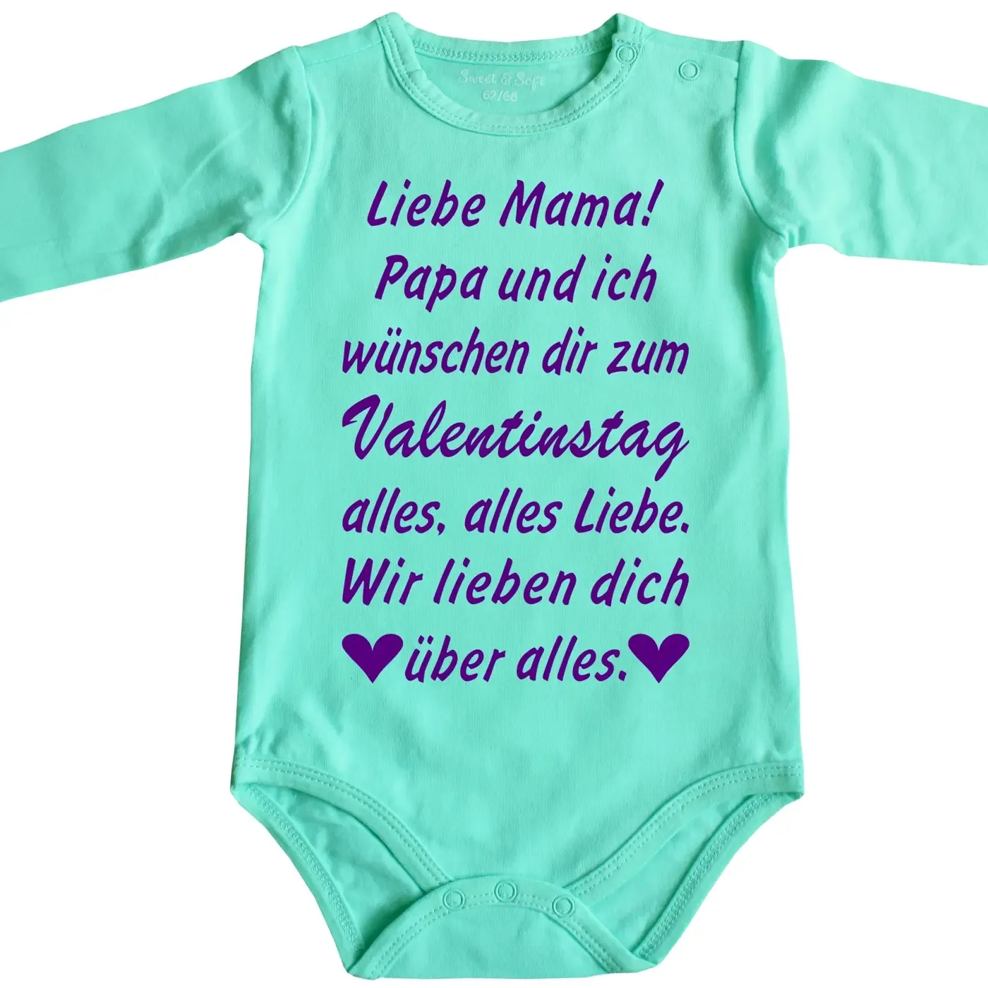 Baby-Body zum Valentinstag