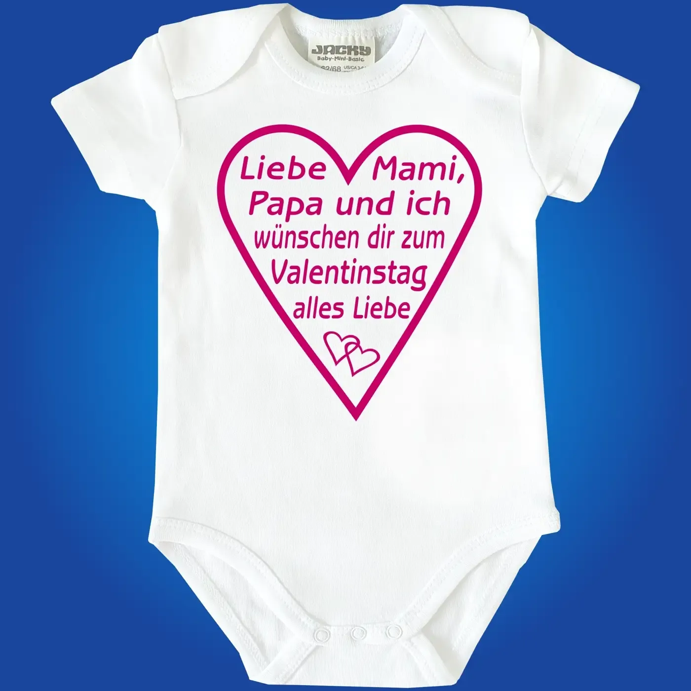 Baby-Body mit Druck Valentinstag
