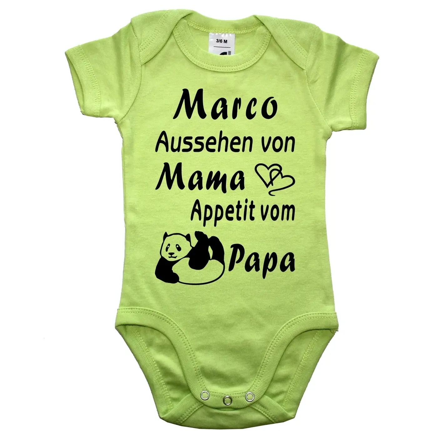 Baby-Body mit lustigem Spruch