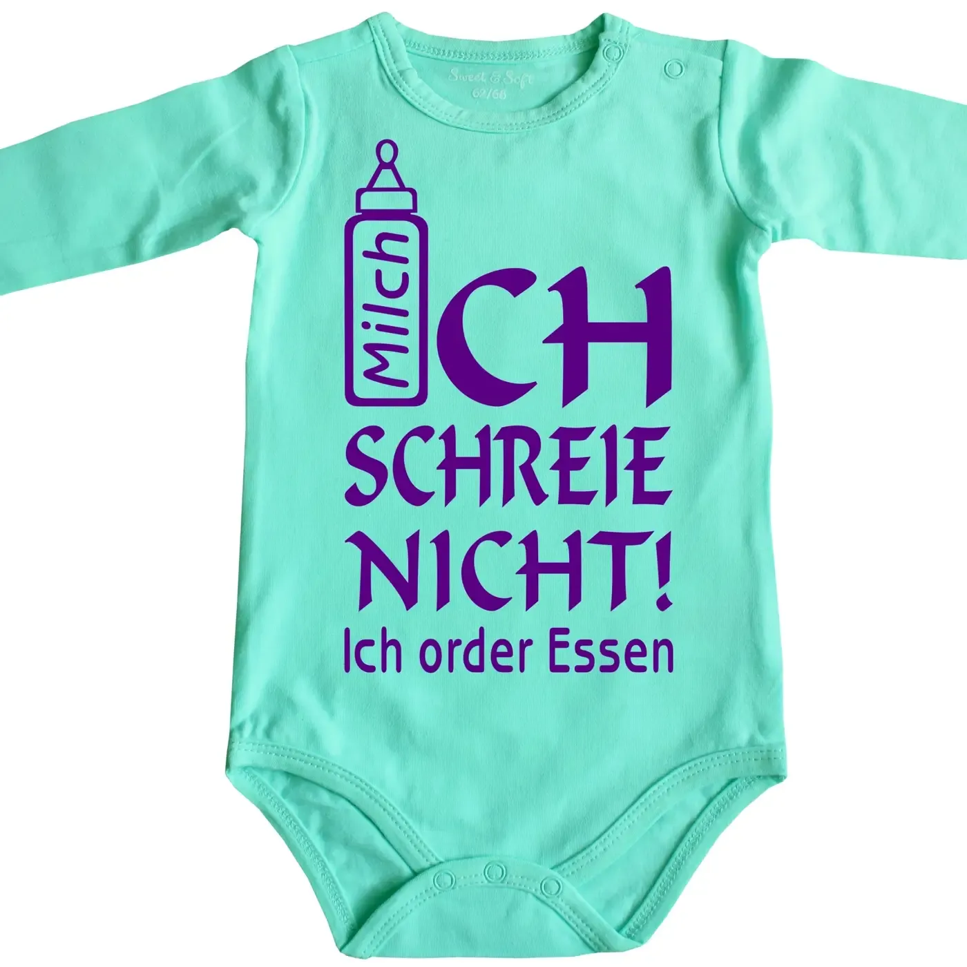Baby-Body mit lustigem Spruch