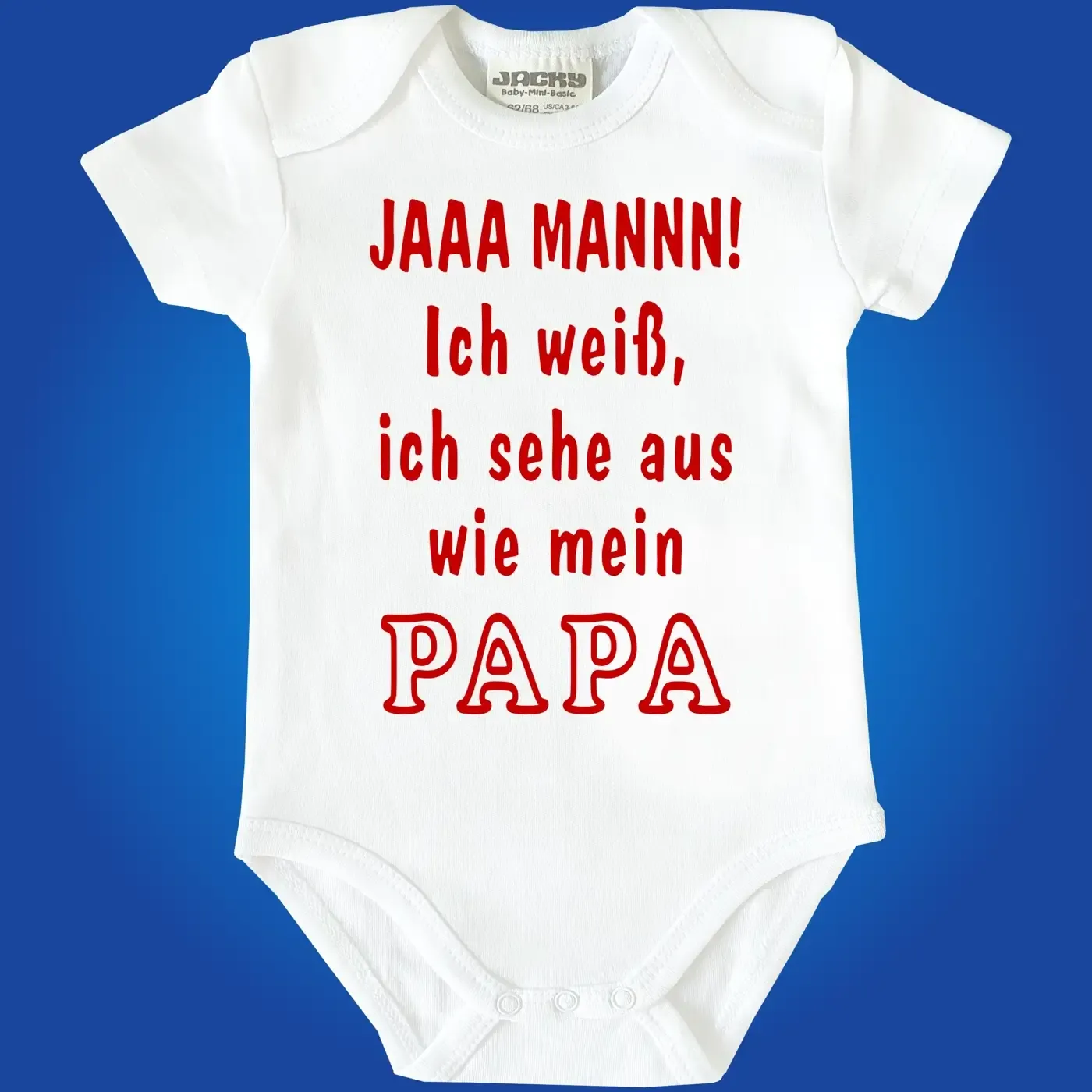 Babybody mit coolen Spruch für Mini‑Papa