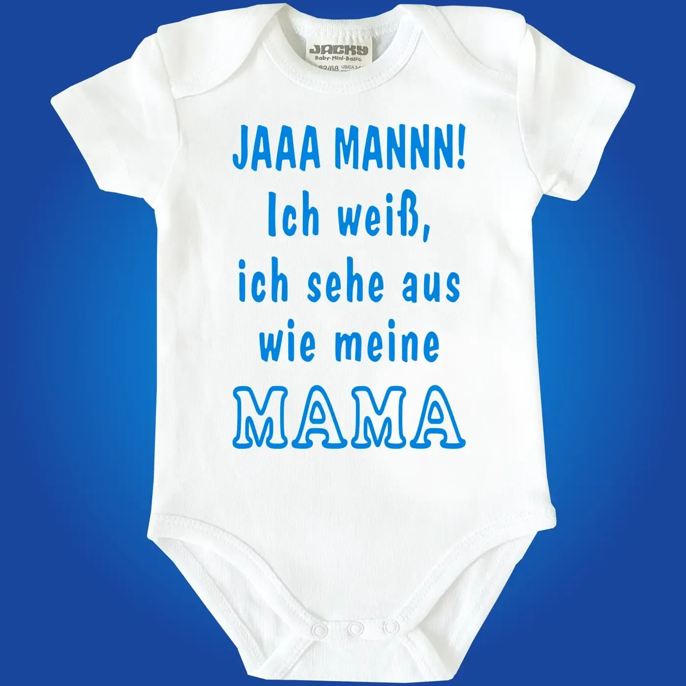 Babybody mit lustigem Familien‑Spruch