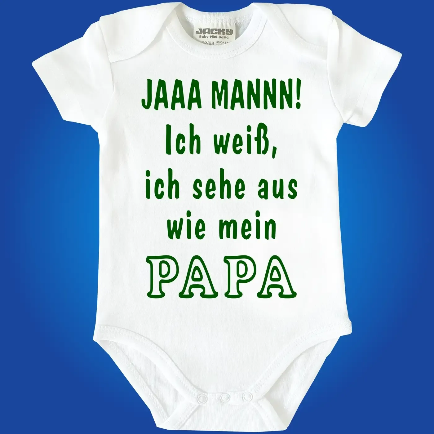 Baby-Body mit Aufdruck Papa und Mama