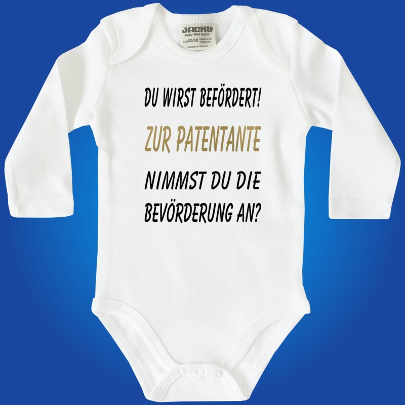 Baby-Body - Patentante - Patenonkel - Pateneltern - Taufpaten