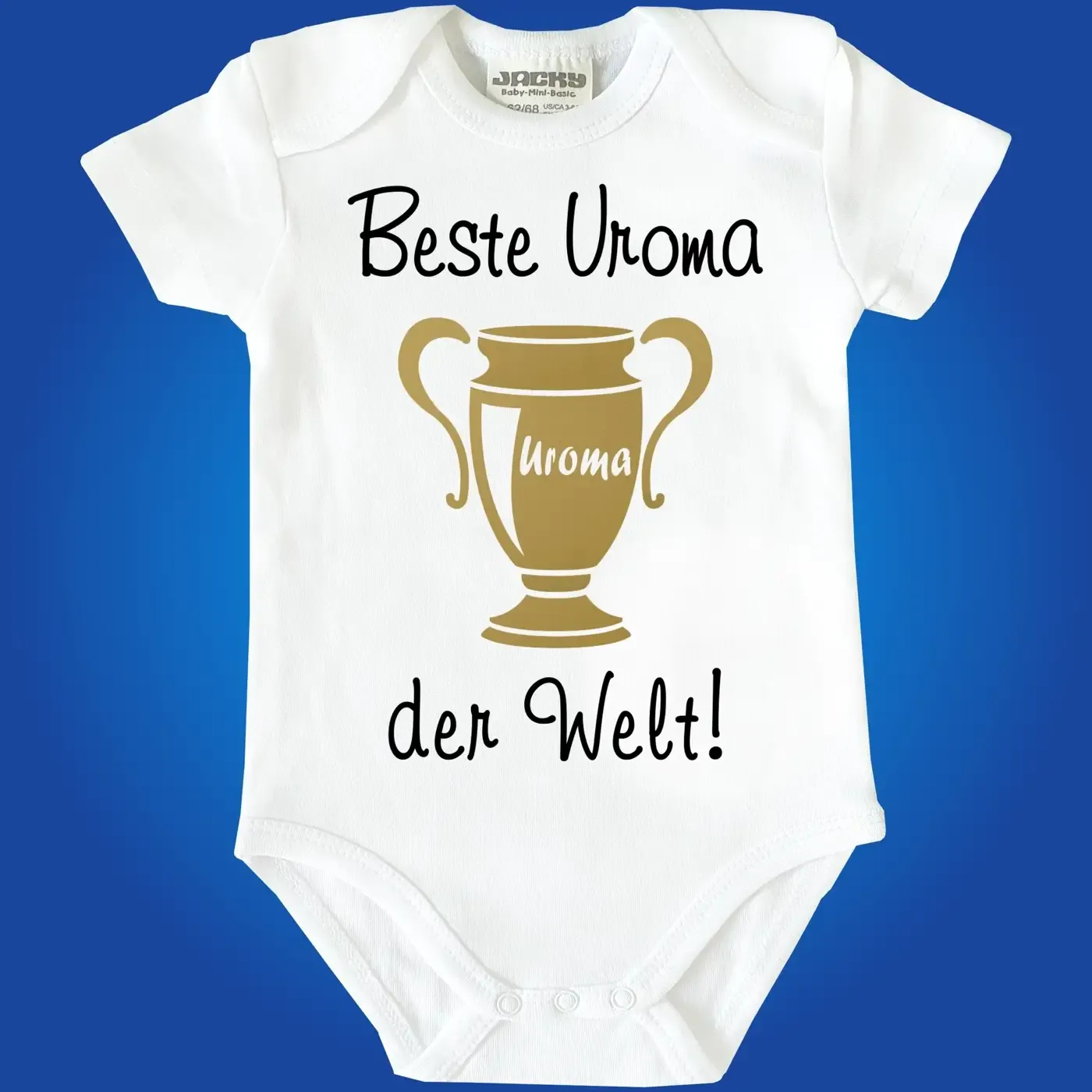 Baby-Body mit Aufdruck beste Uroma