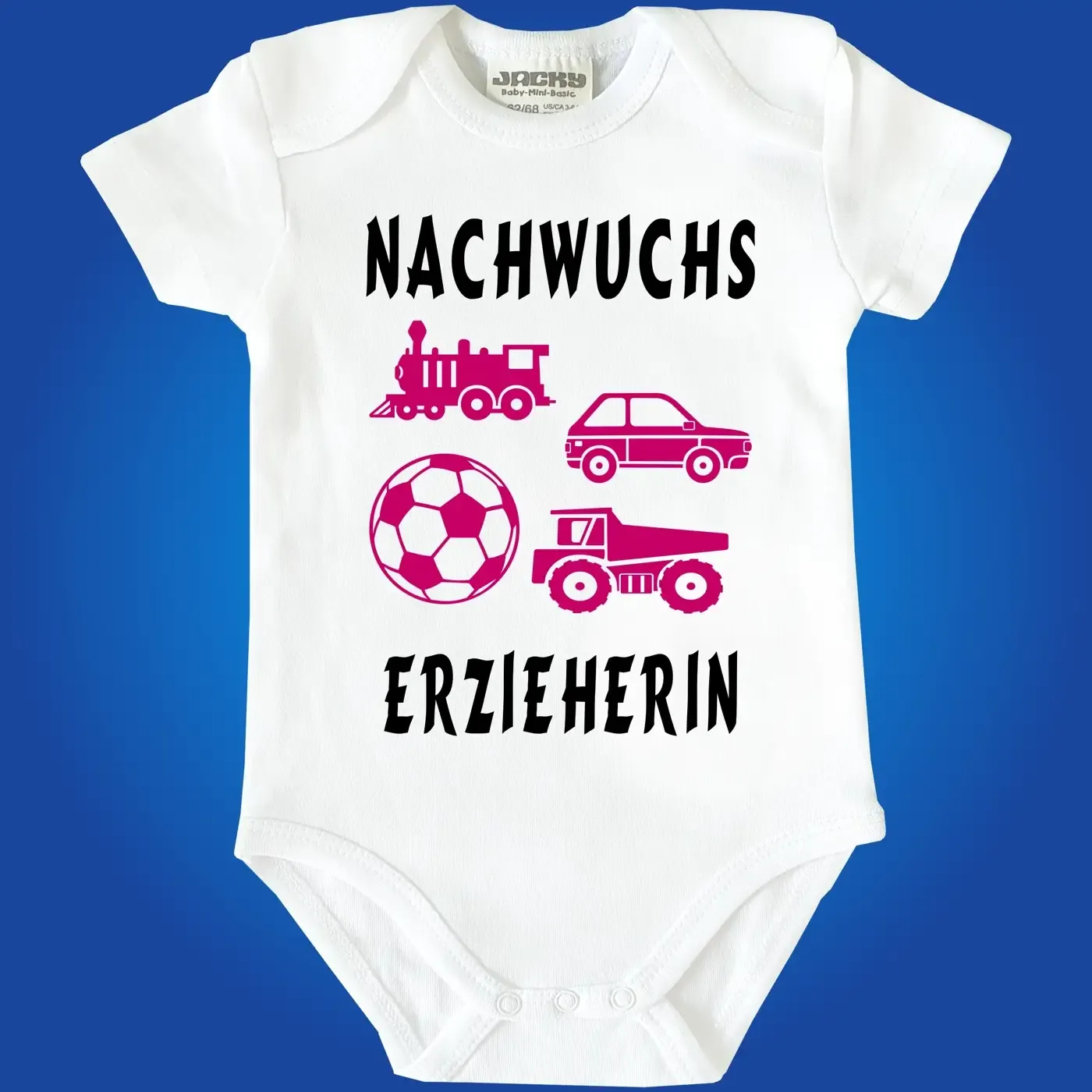 Baby-Body für Erzieherin mit humorvollem Nachwuchs‑Design