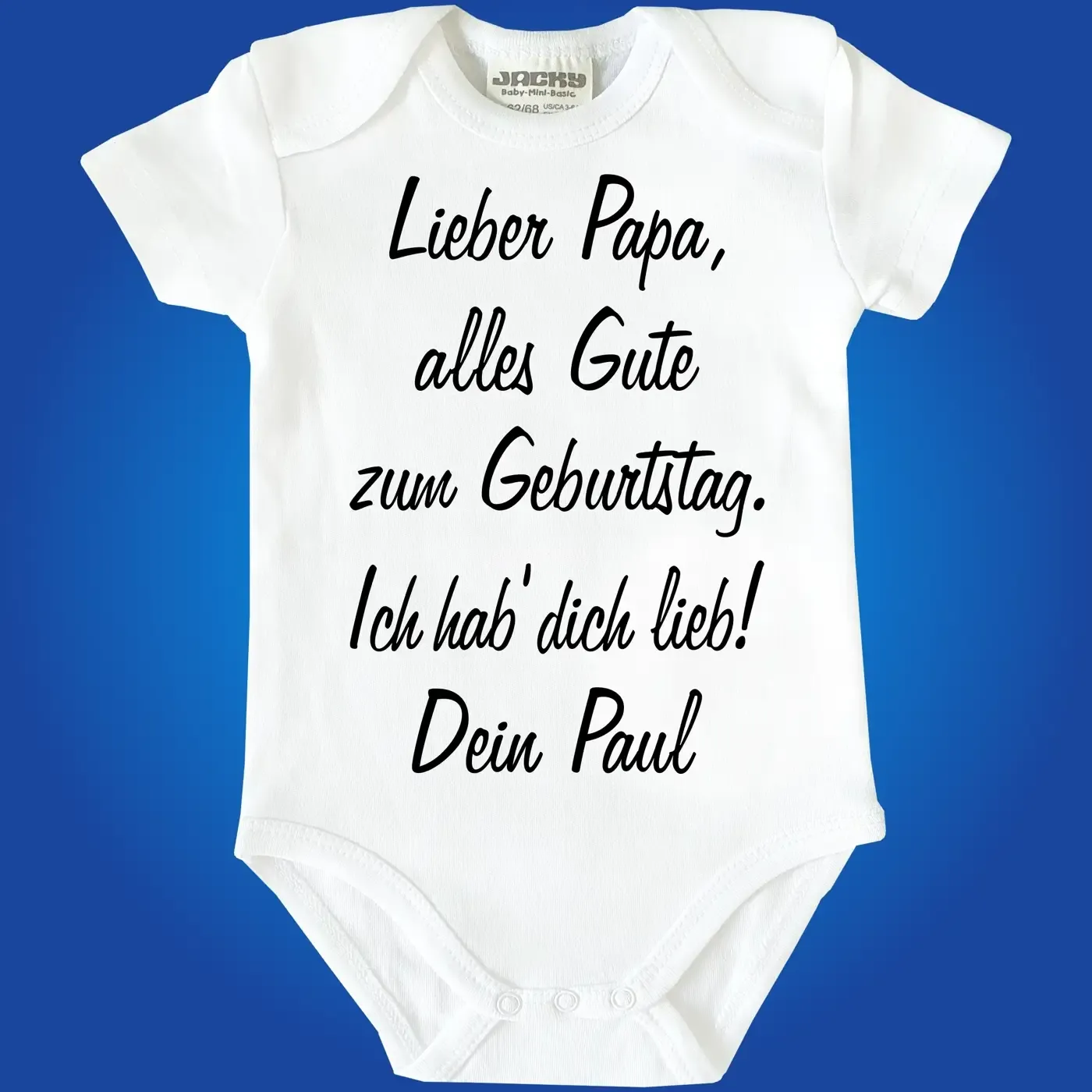 Baby-Body zum Geburtstag