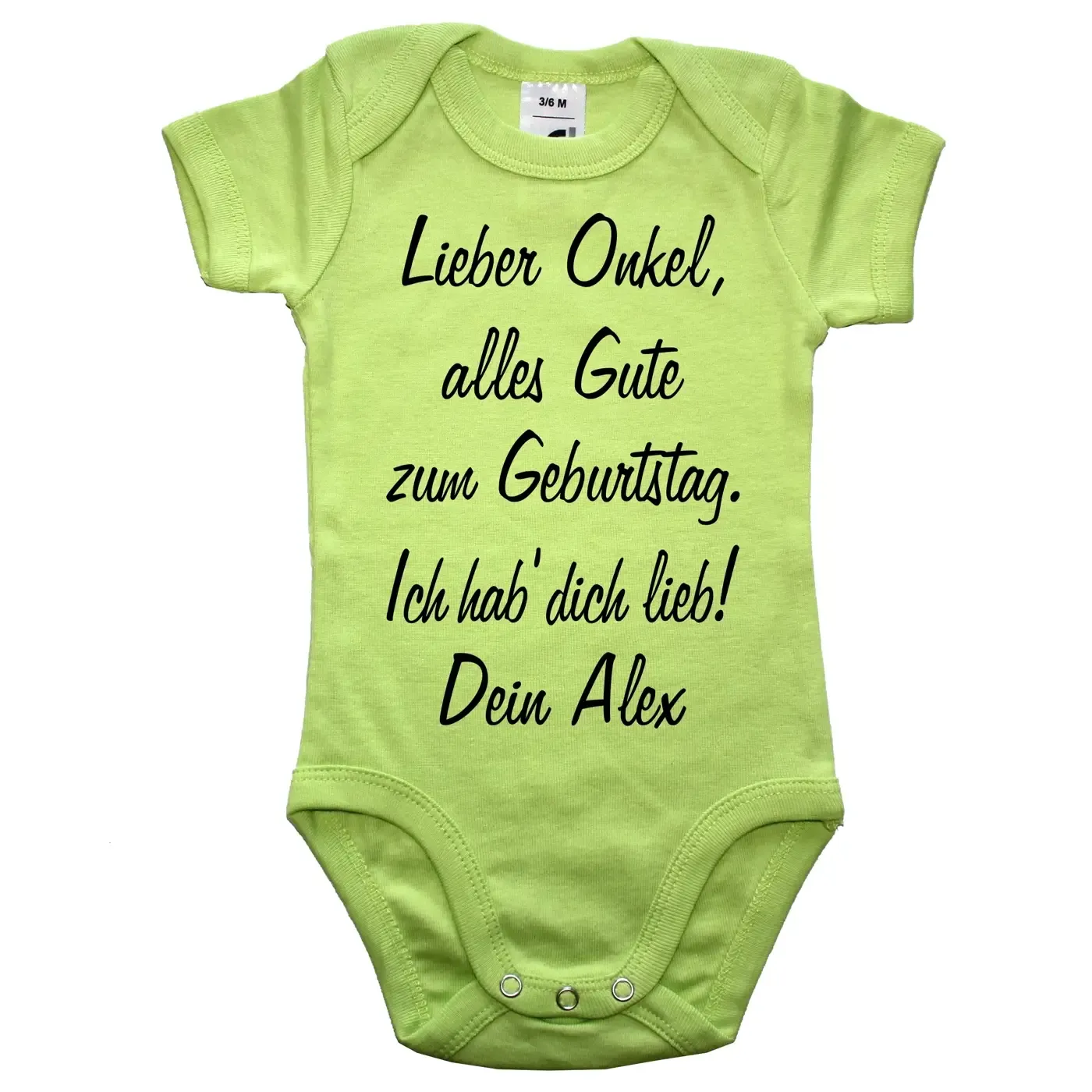 Einteiler zum Geburtstag