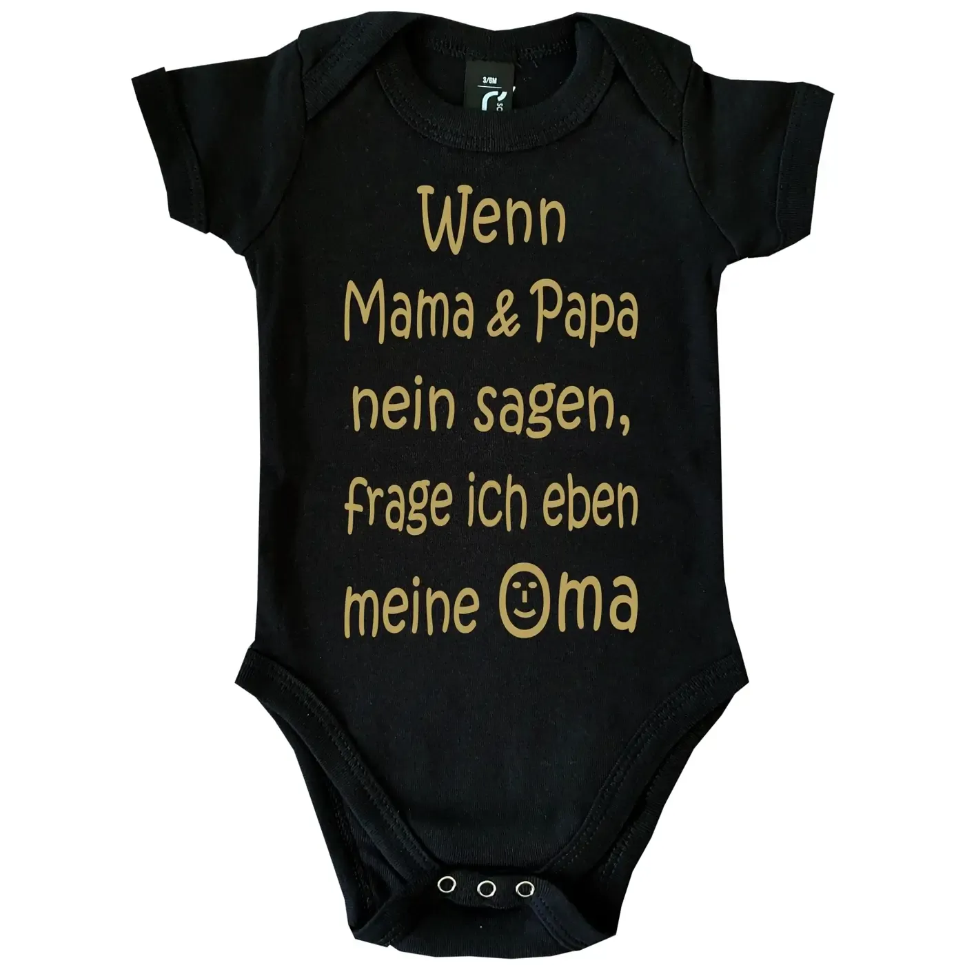 Lustiger Babybody mit Spruch