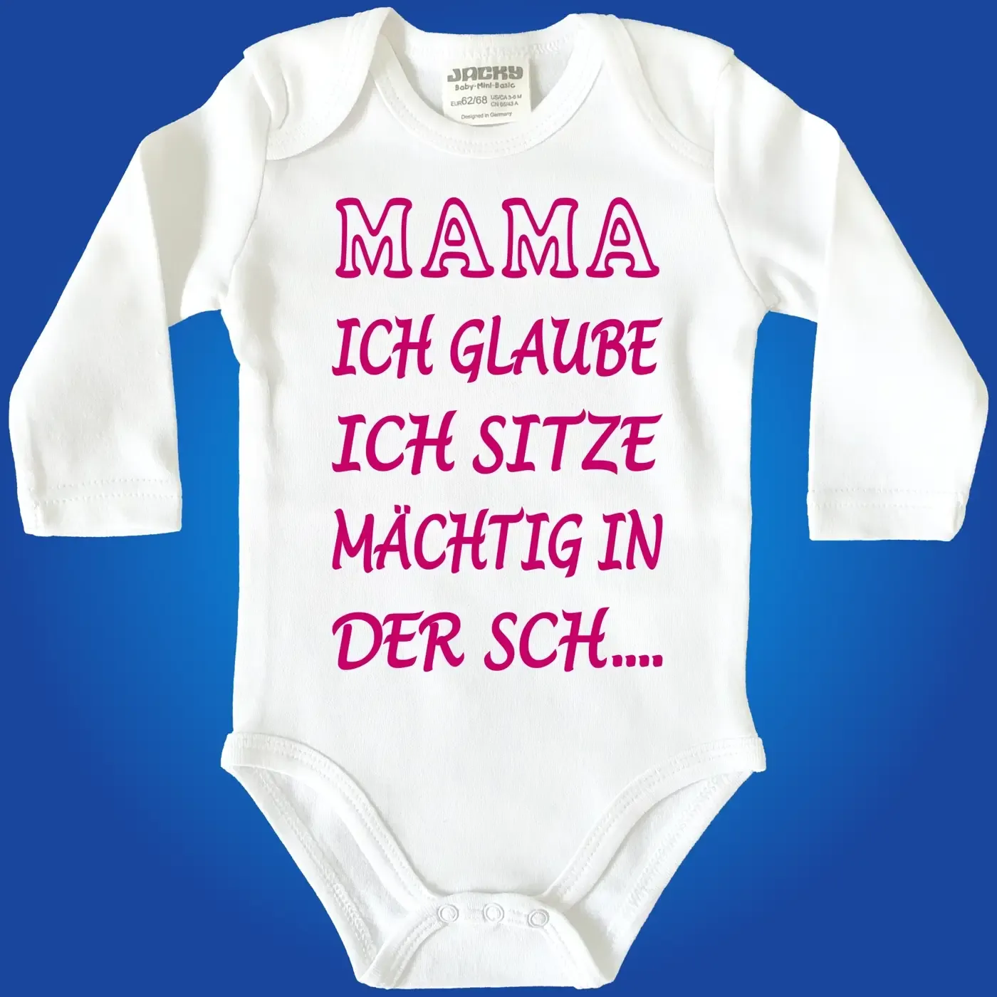 Baby-Body sitze in der scheisse