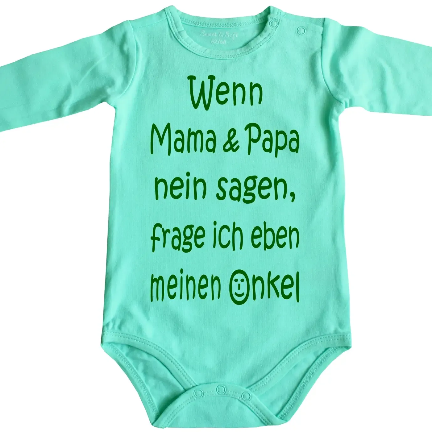 Lustiger Strampler mit Spruch