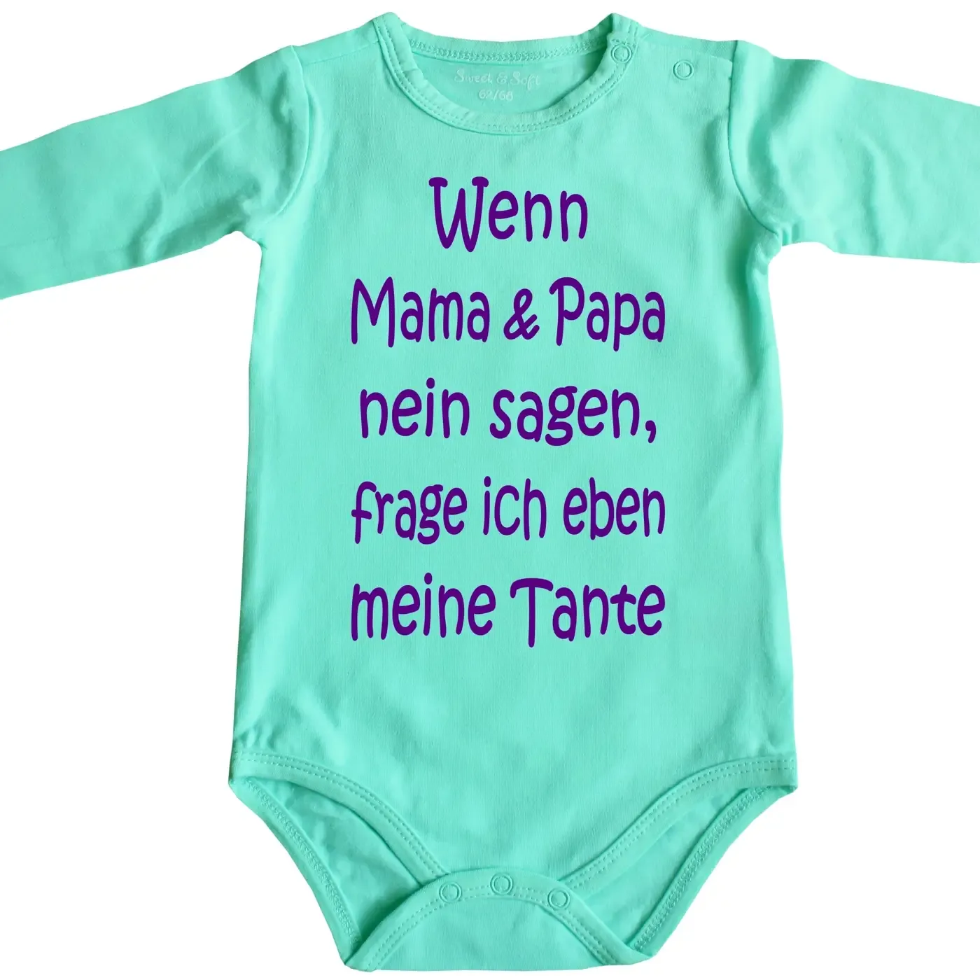 Baby‑Body mit Auswahl Oma & Opa oder Tante & Onkel