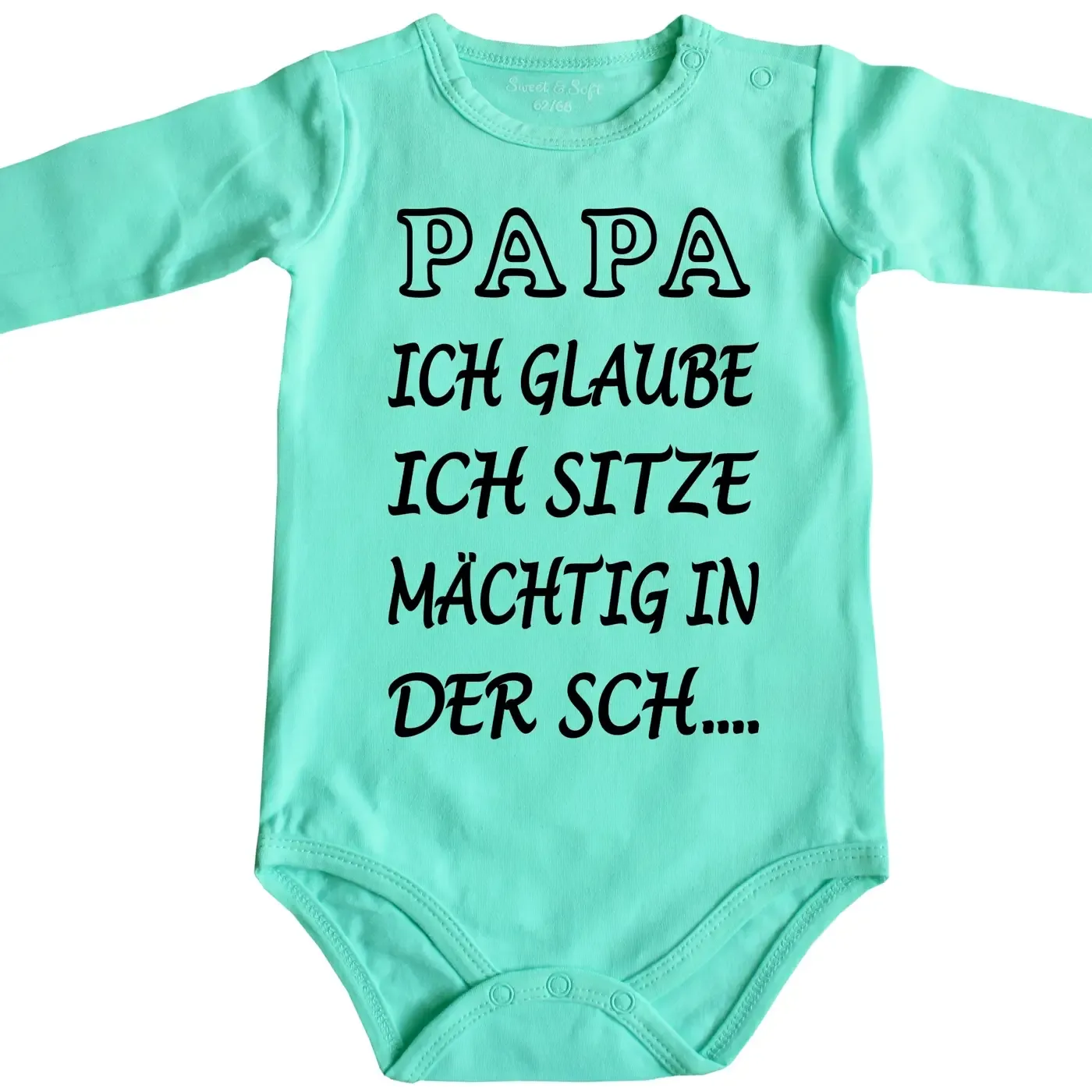 Baby-Body sitze in der scheisse