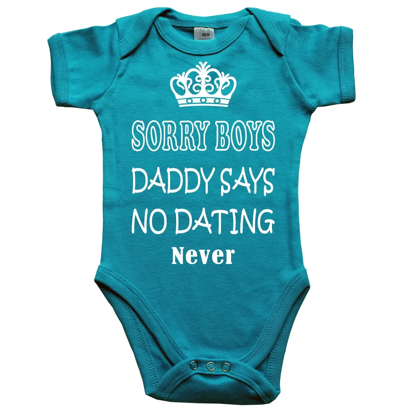Baby-Body mit Spruch Sorry Boys