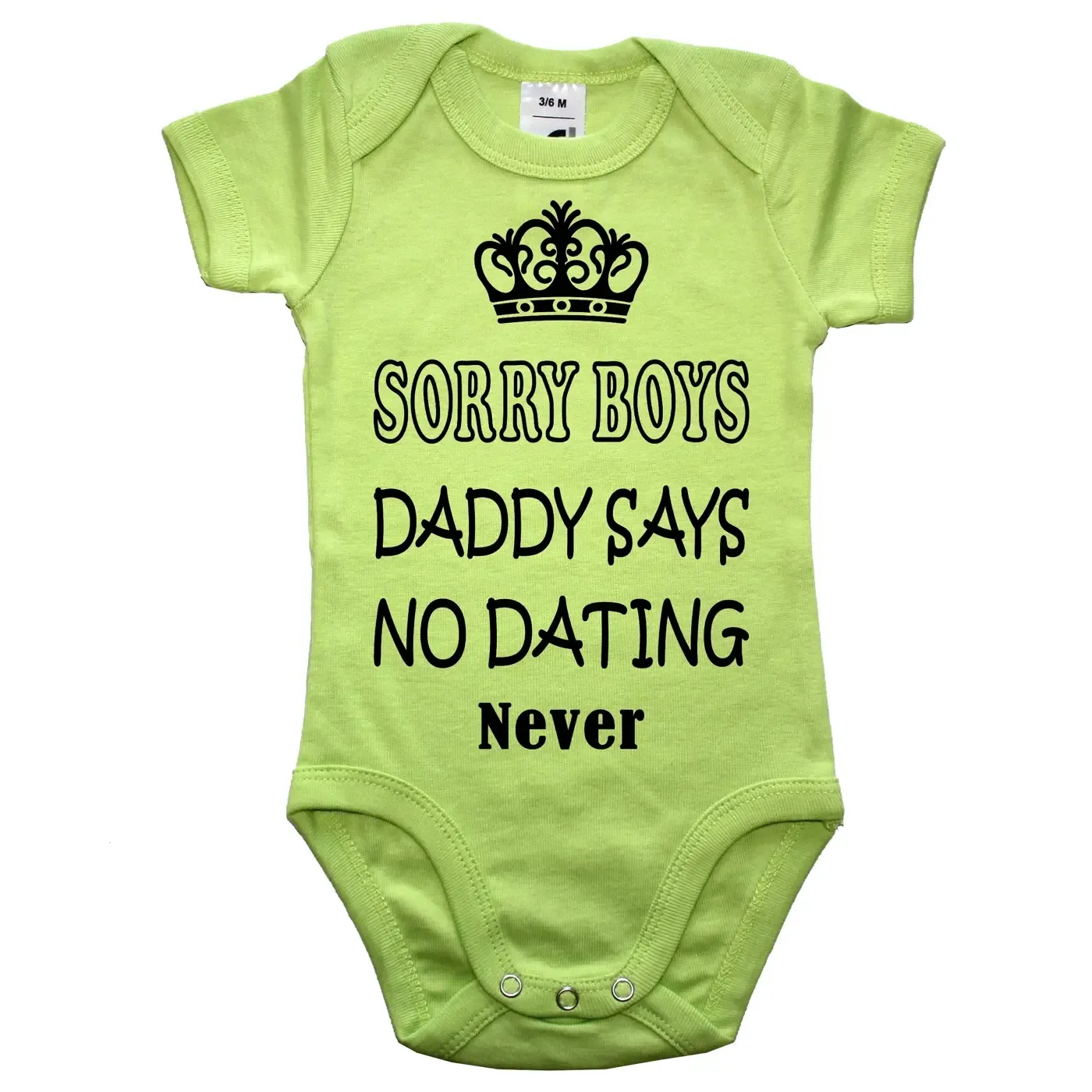 Einteiler mit Spruch Sorry Boys