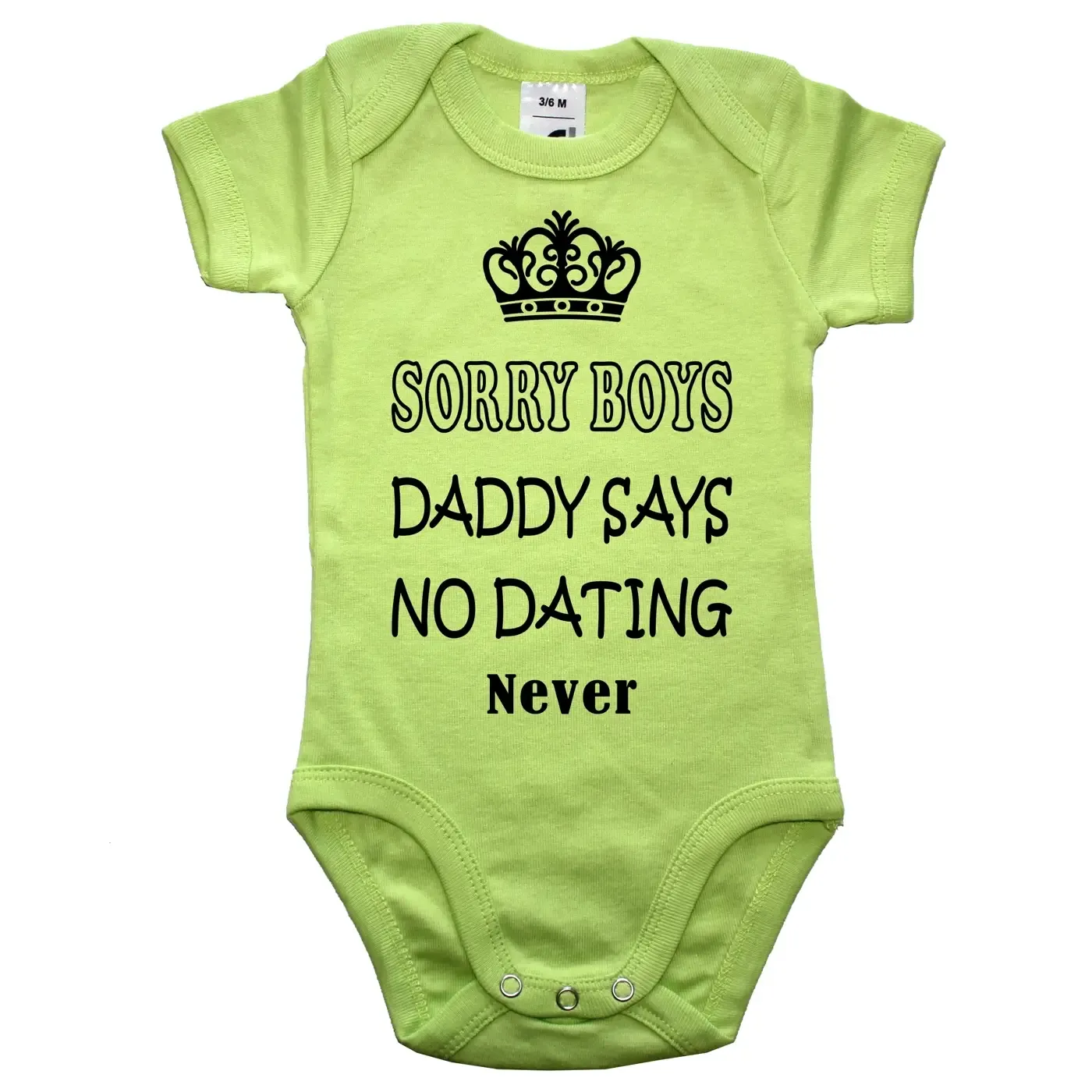 Baby-Body mit Druck Sorry Boys