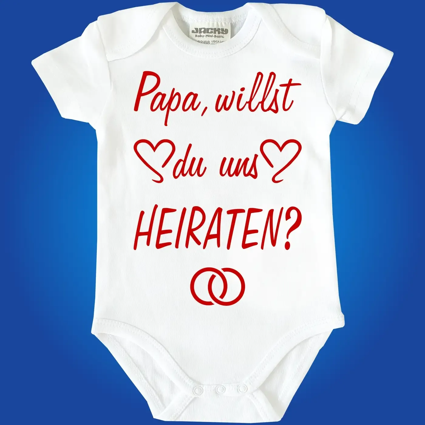 Strampler mit Spruch heiraten