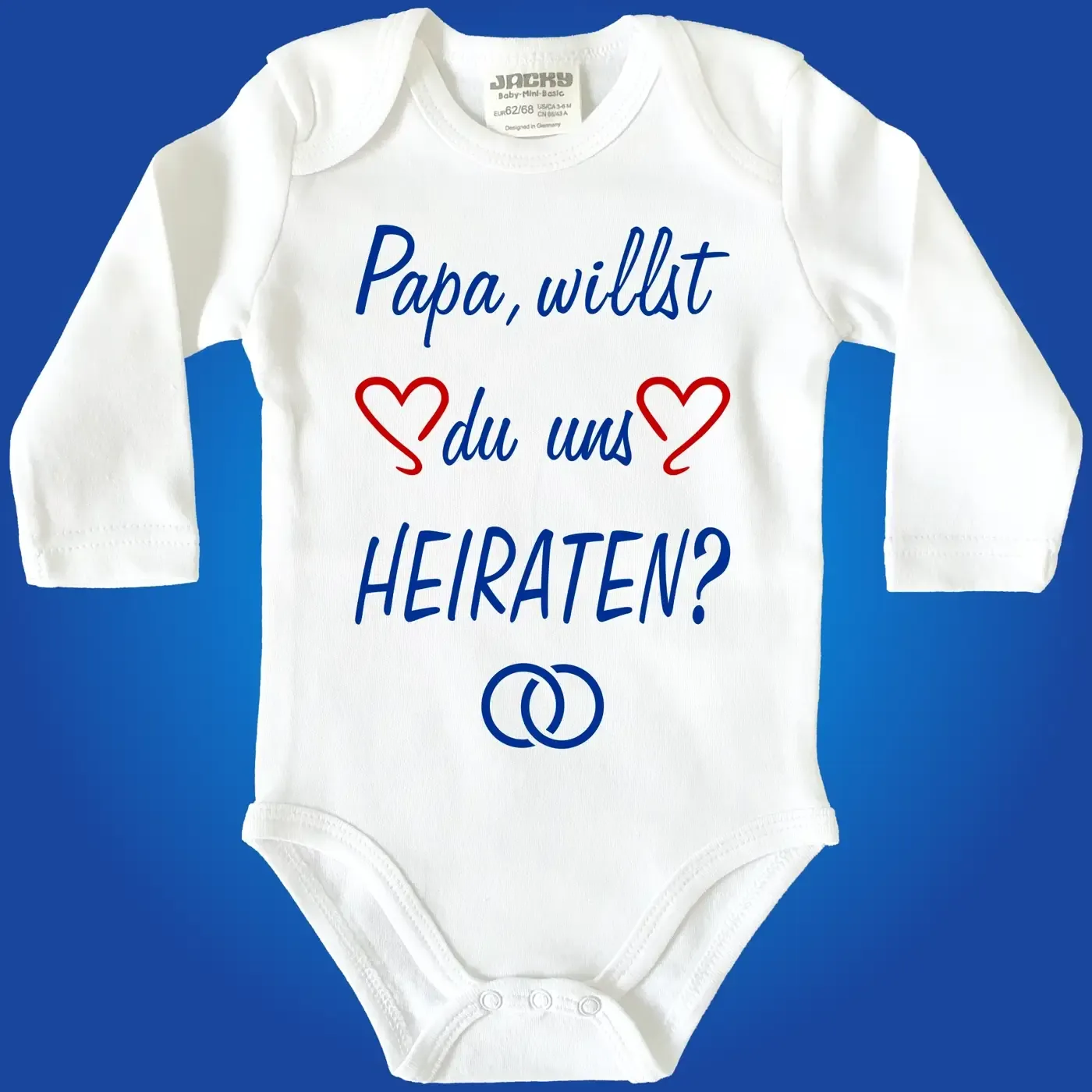 Babybody Hochzeitsantrag