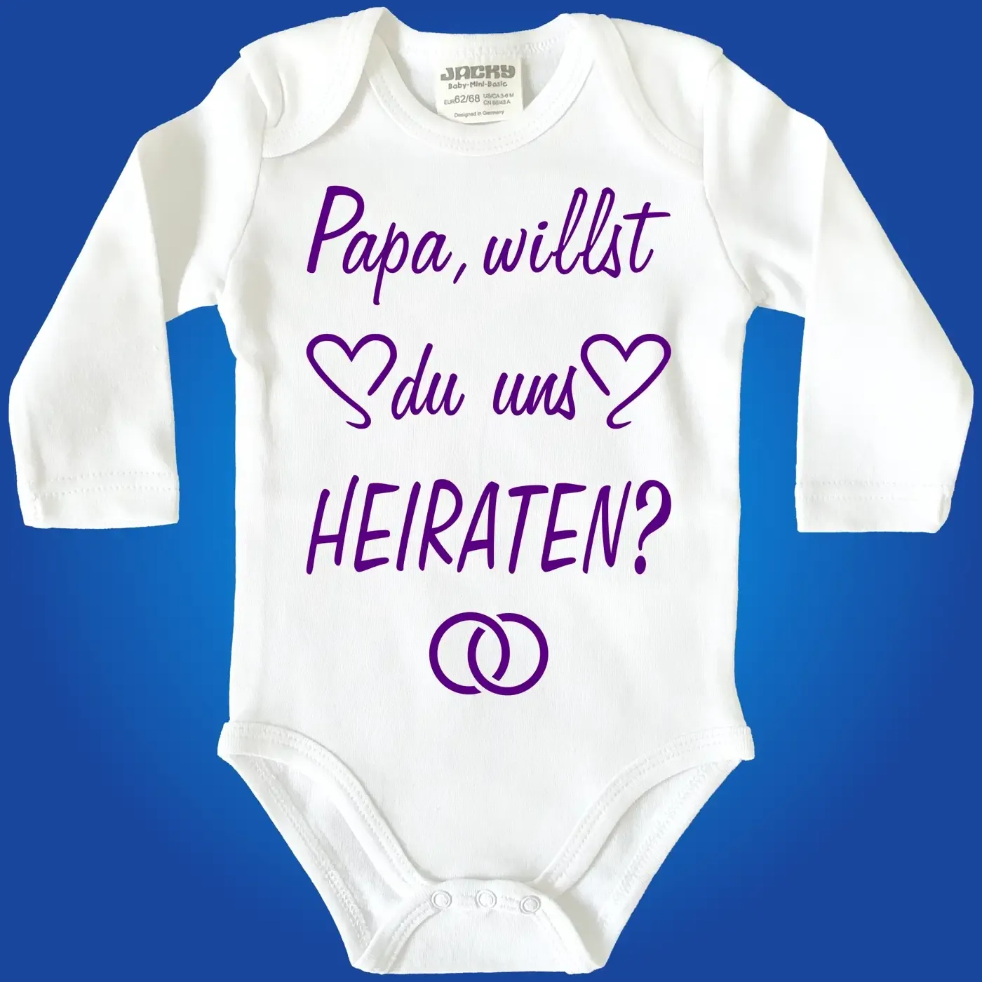 Baby Bodysuit with marriage proposal
