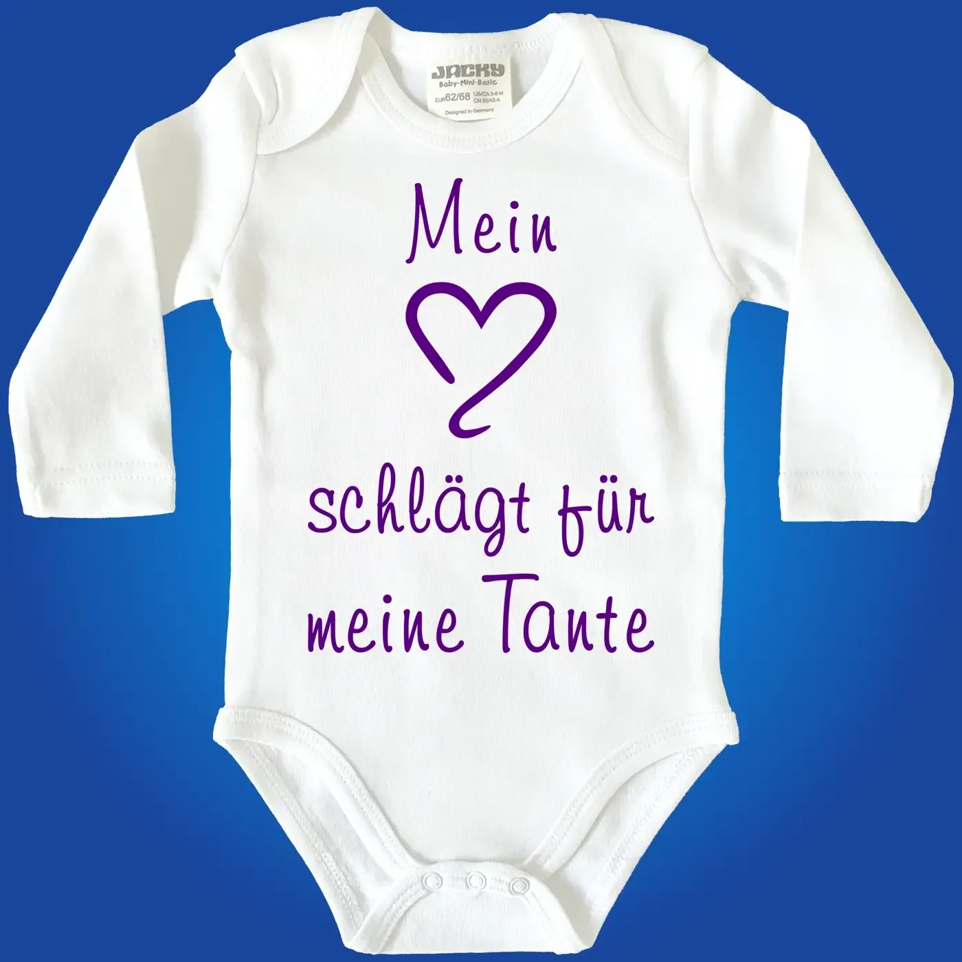 Baby-Body mit Mama und Papa
