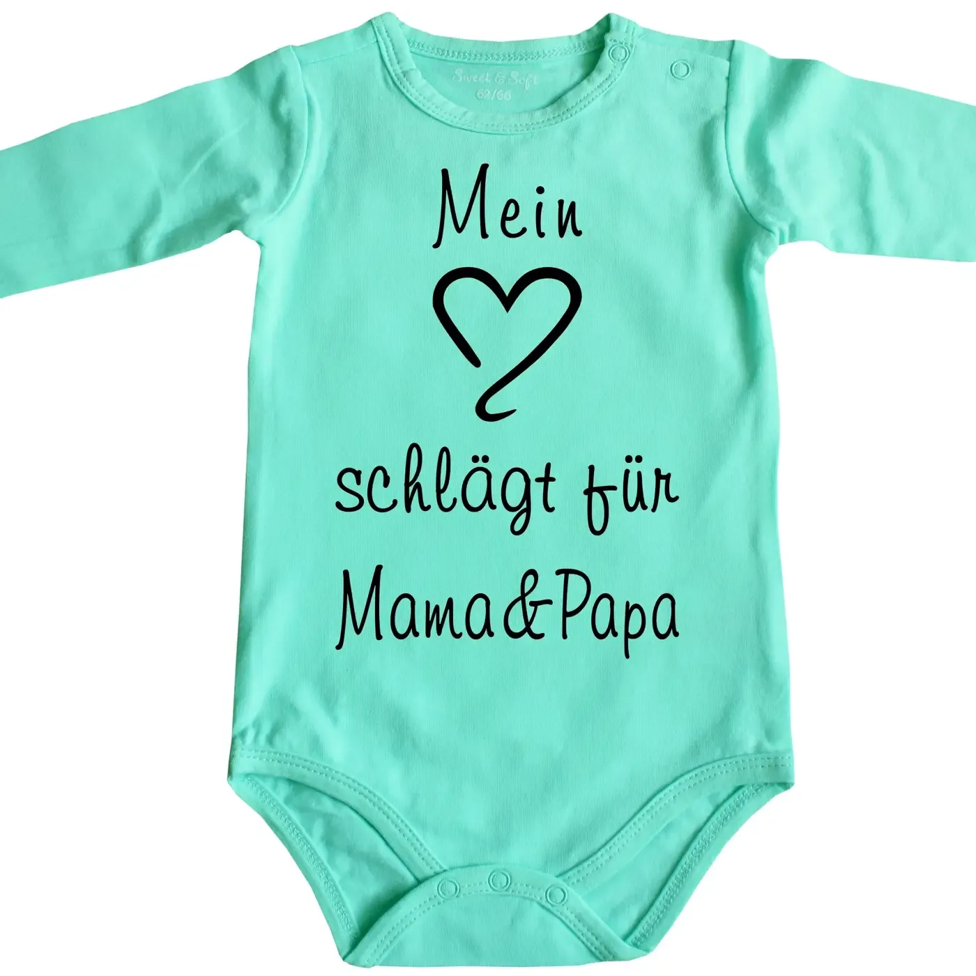 Baby-Body mit Aufdruck Herz