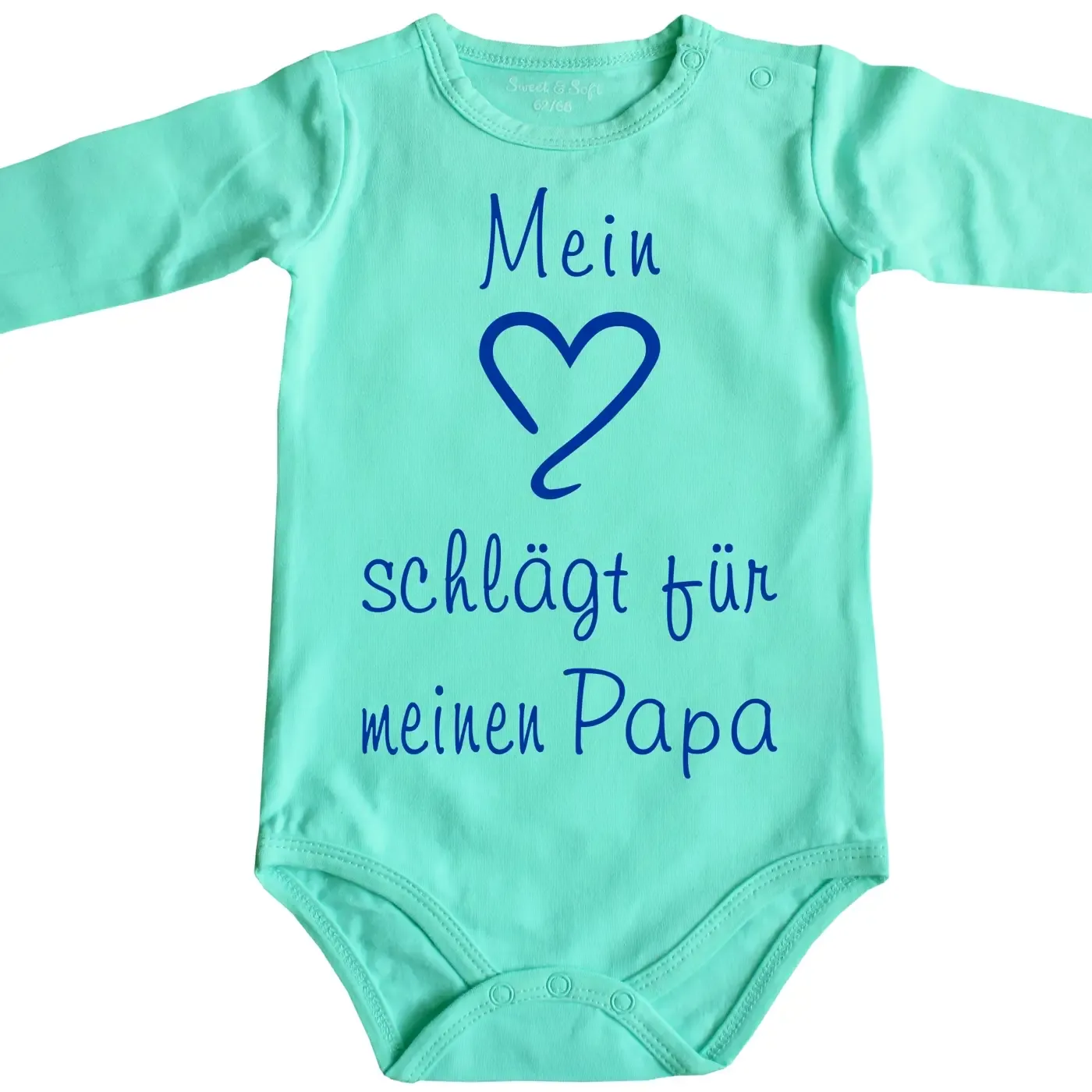 Baby-Body mit Herz Mama Papa