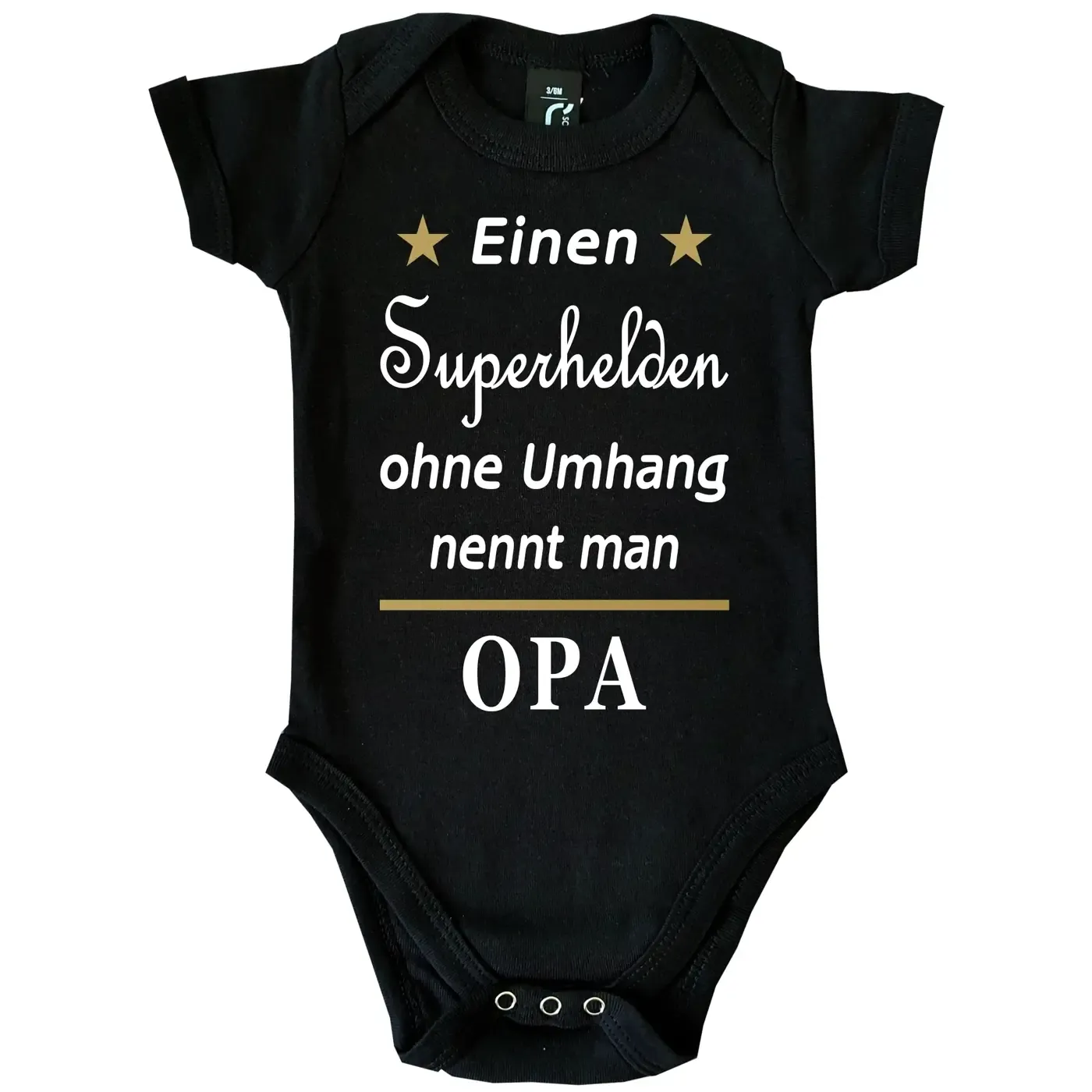 Babybody mit Superhelden Aufdruck