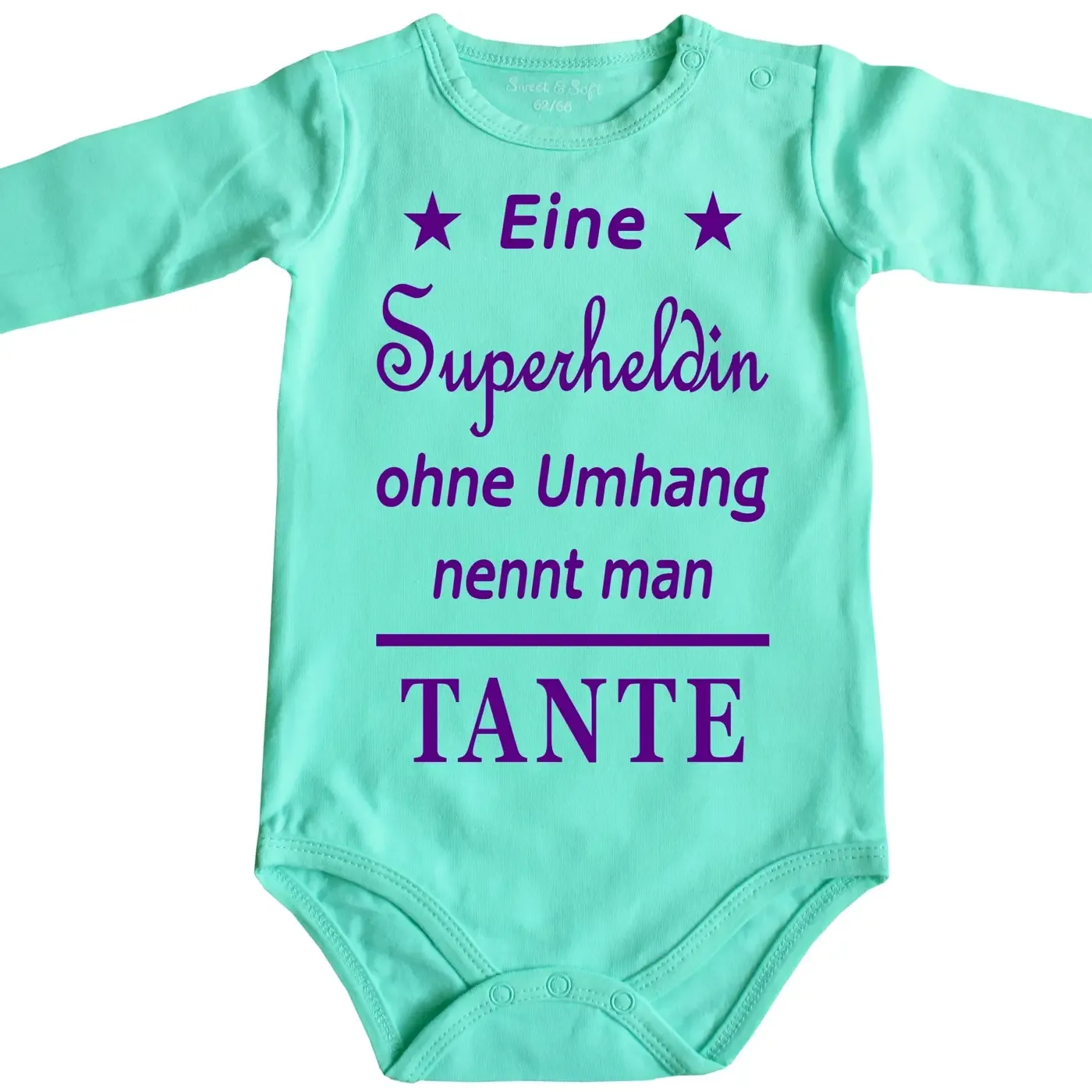 Baby-Body mit Druck Superheld