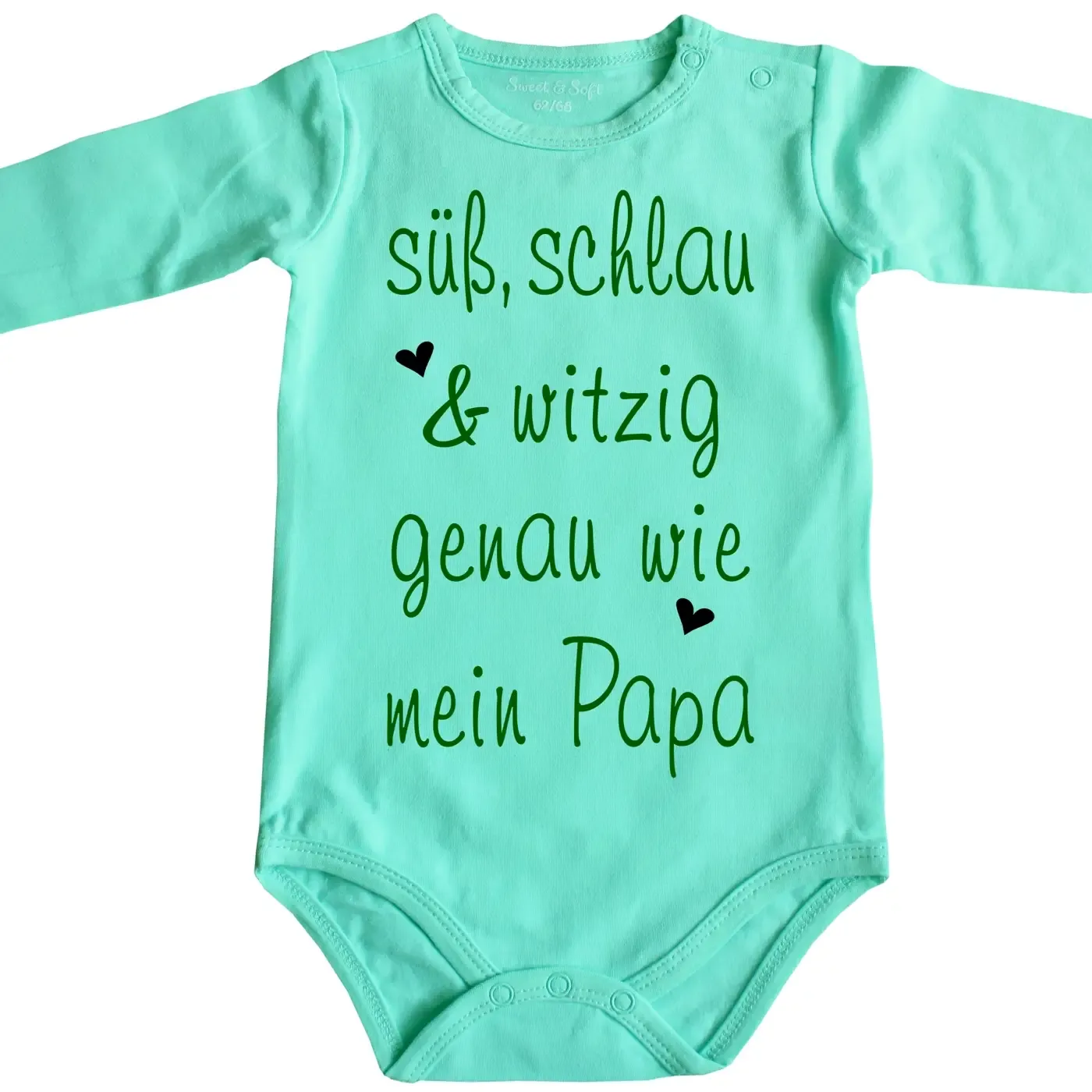 Babybody mit lustigem Spruch