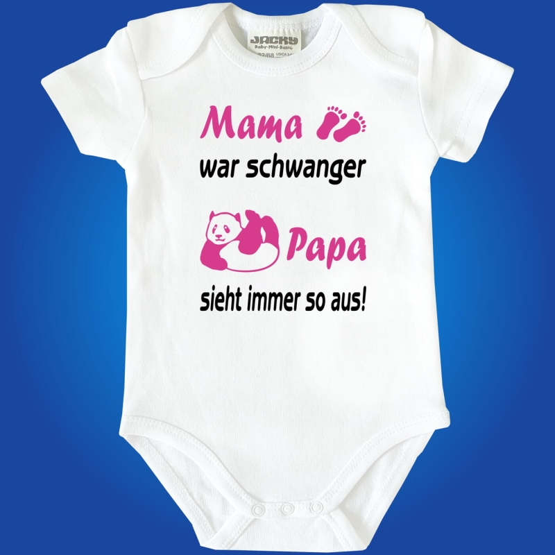 Strampler Mama war Schwanger