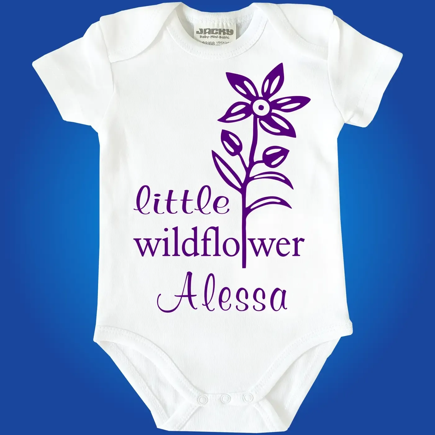 Strampler mit Blume Wildflower