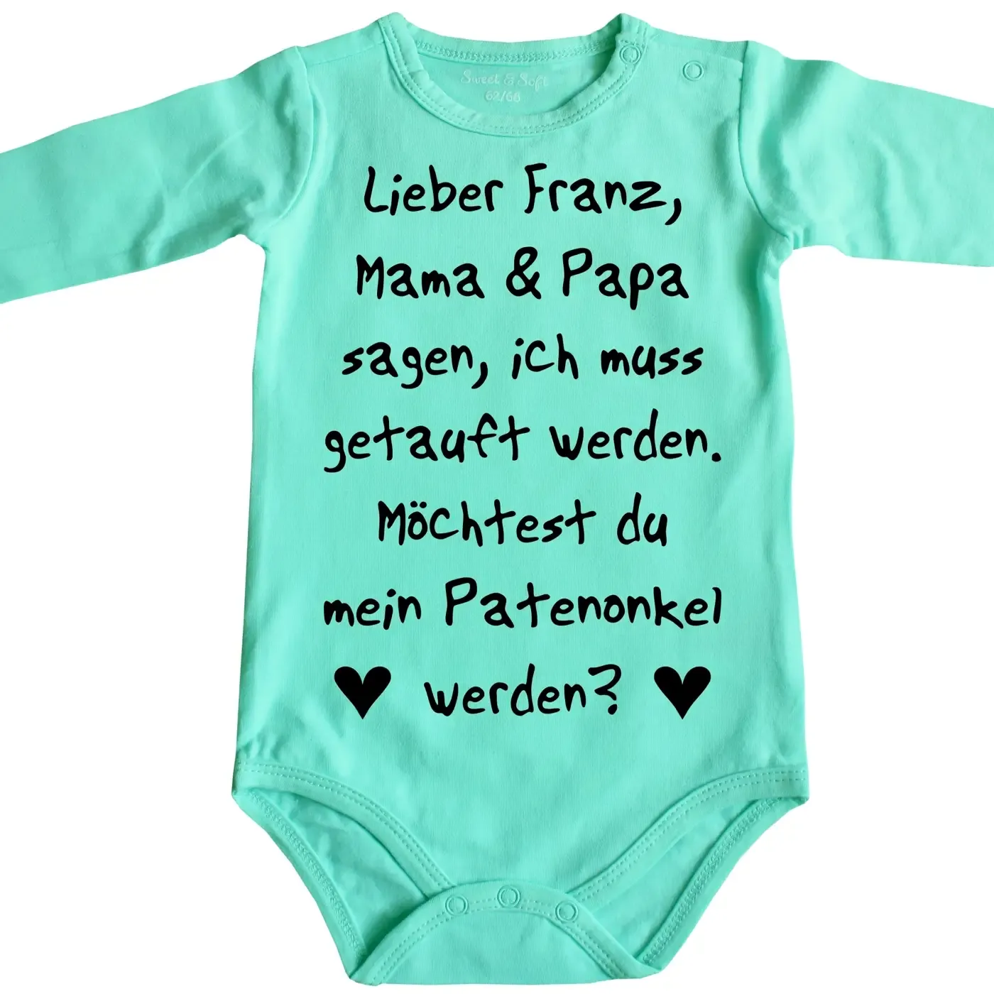Baby-Body zur Taufe Patenonkel