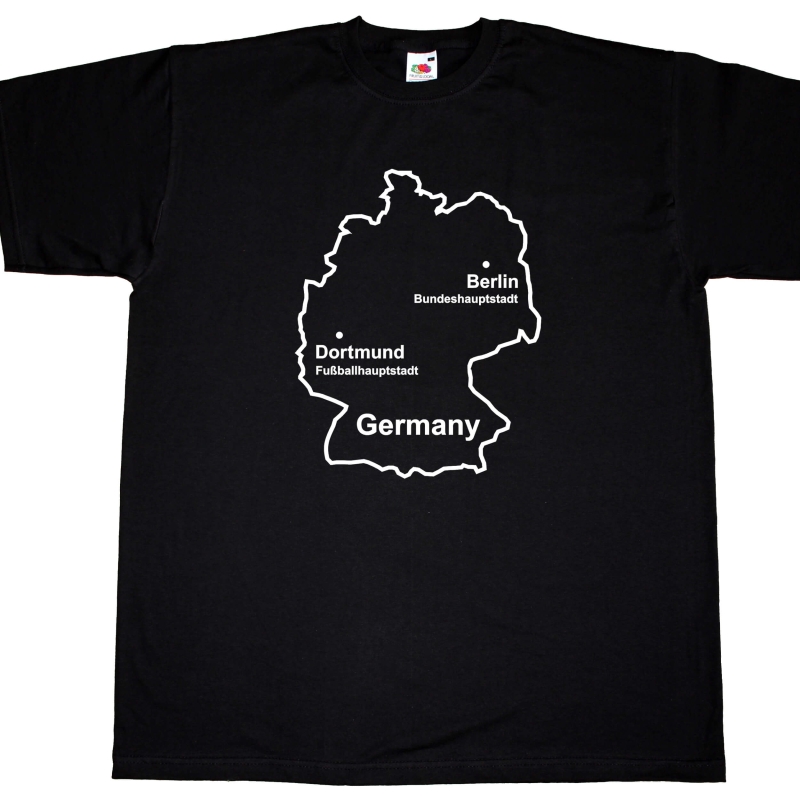 Fun Herren T-Shirt - Fußballhauptstadt Dortmund