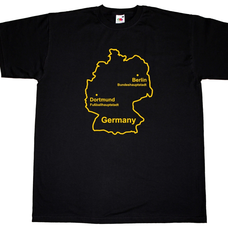 Fun Herren T-Shirt - Fußballhauptstadt Dortmund