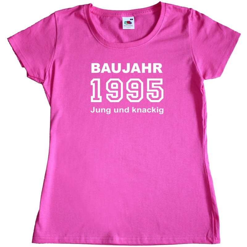Fun Damen T-Shirt - Baujahr (Jahreszahl)