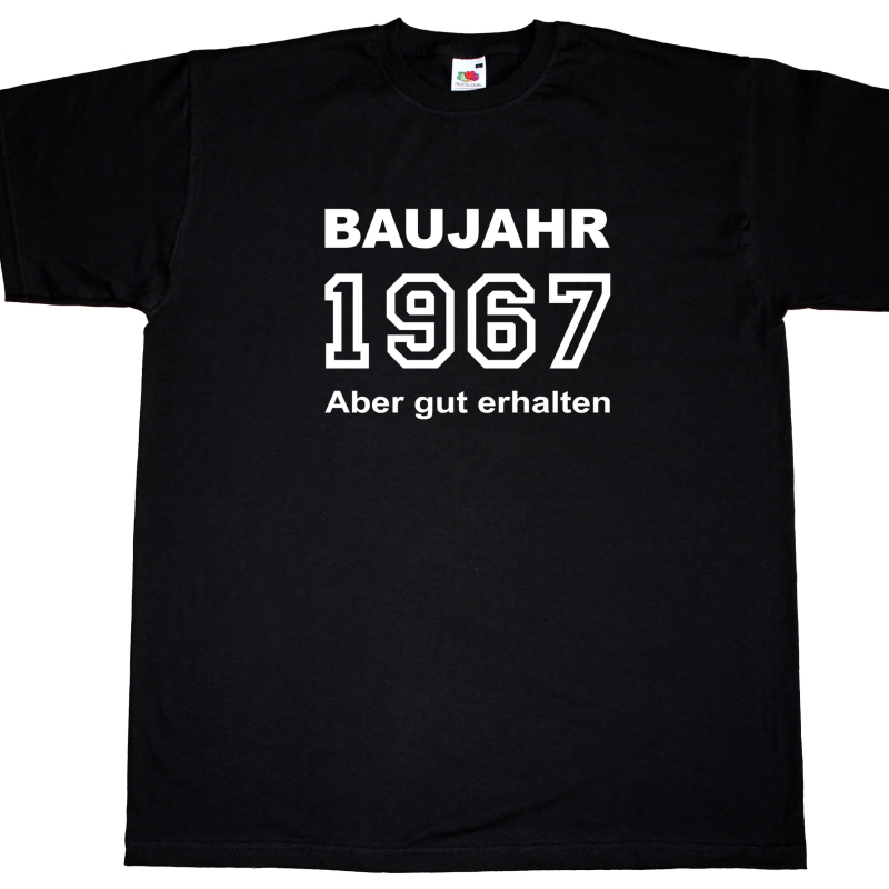 Fun Herren T-Shirt - Geburtsjahr frei wählbar