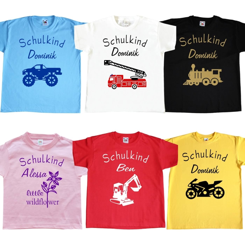 Kinder T-Shirt Kita Schule